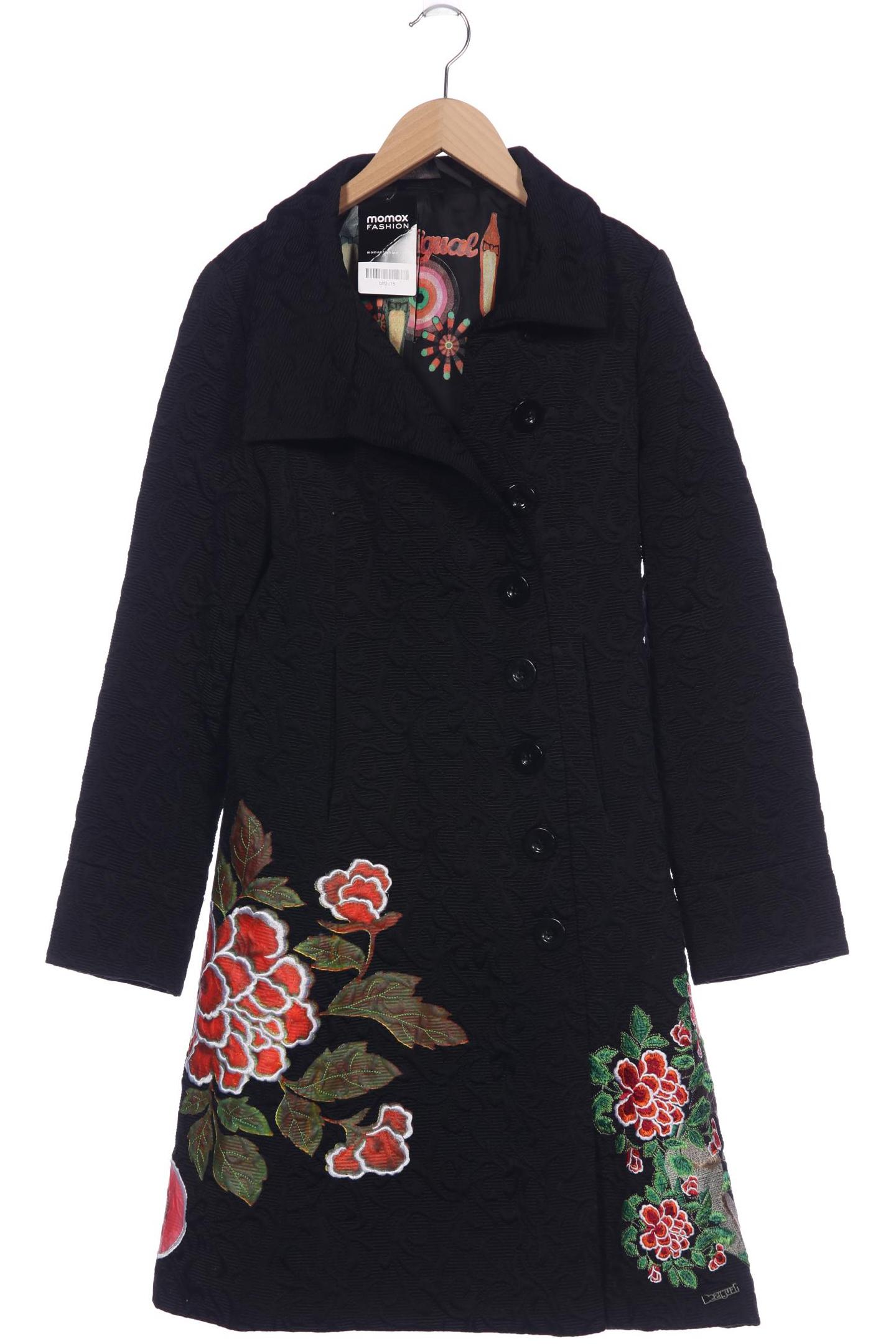 

Desigual Damen Mantel, schwarz, Gr. 40