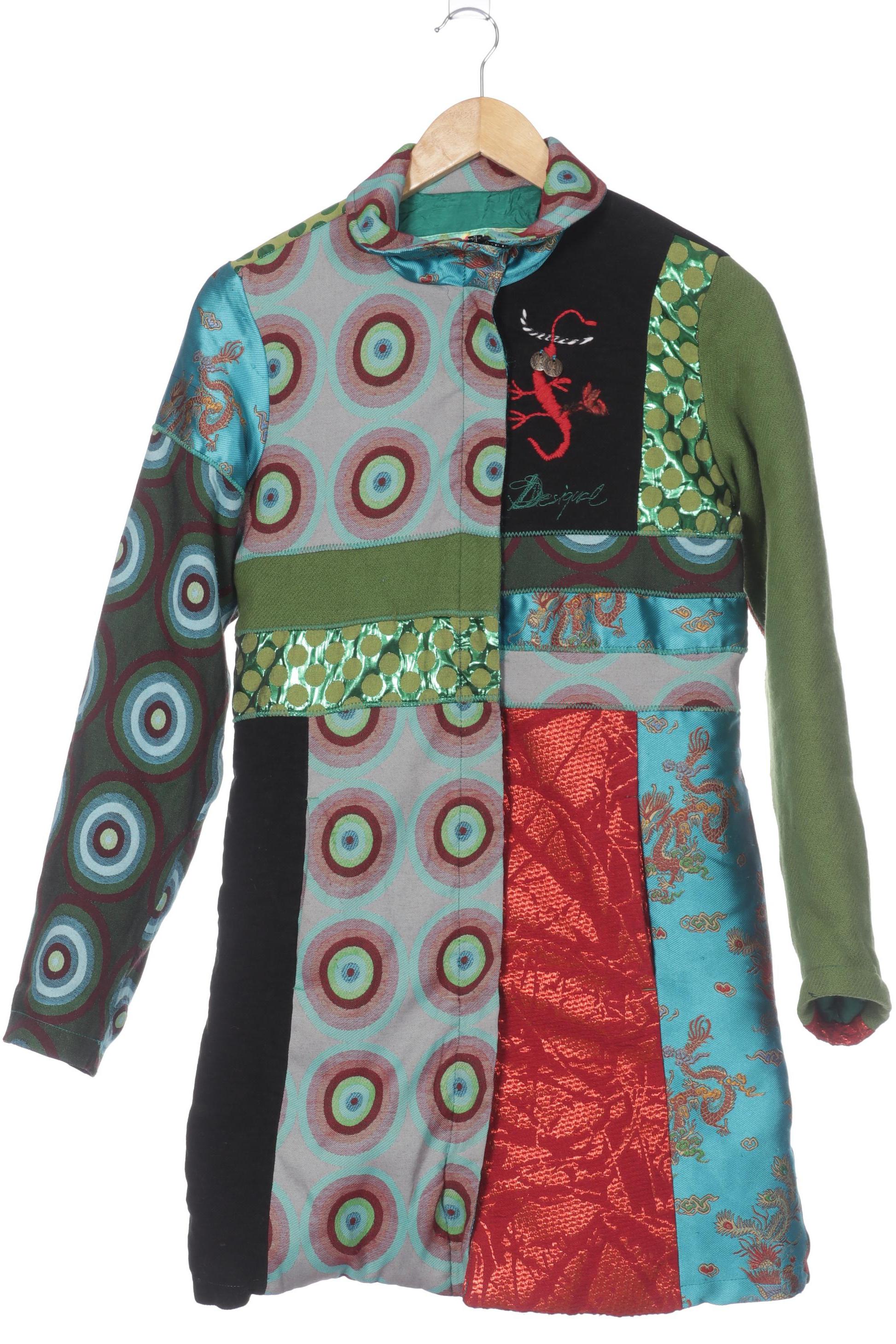 

Desigual Damen Mantel, mehrfarbig, Gr. 38