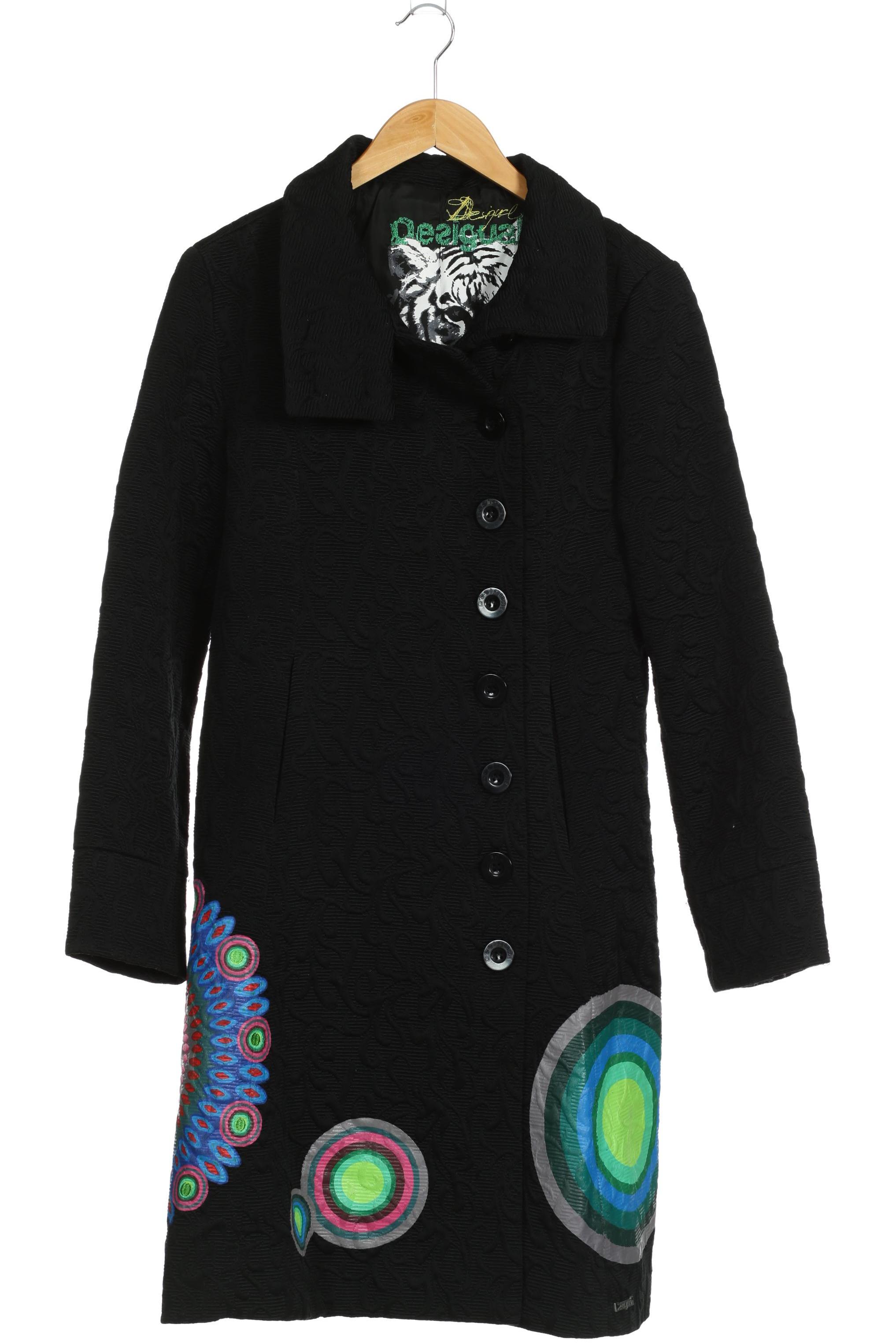 

Desigual Damen Mantel, schwarz, Gr. 42