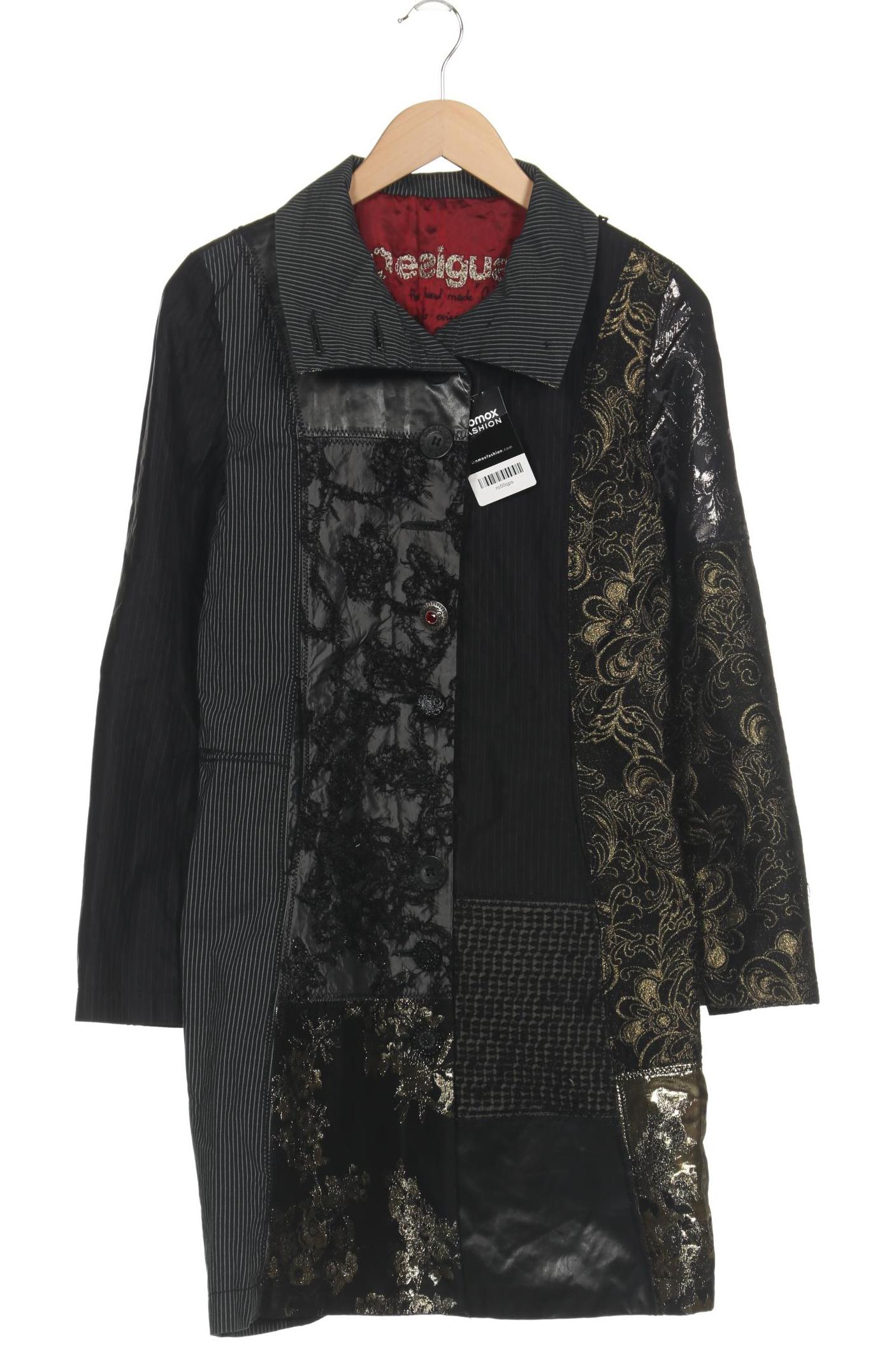 

Desigual Damen Mantel, schwarz, Gr. 38