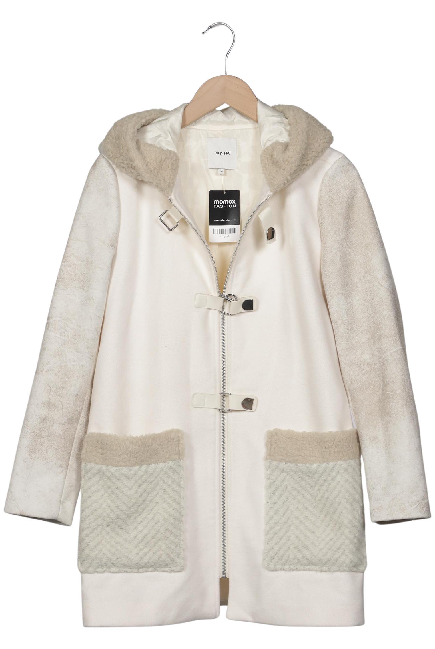 

Desigual Damen Mantel, cremeweiß, Gr. 36