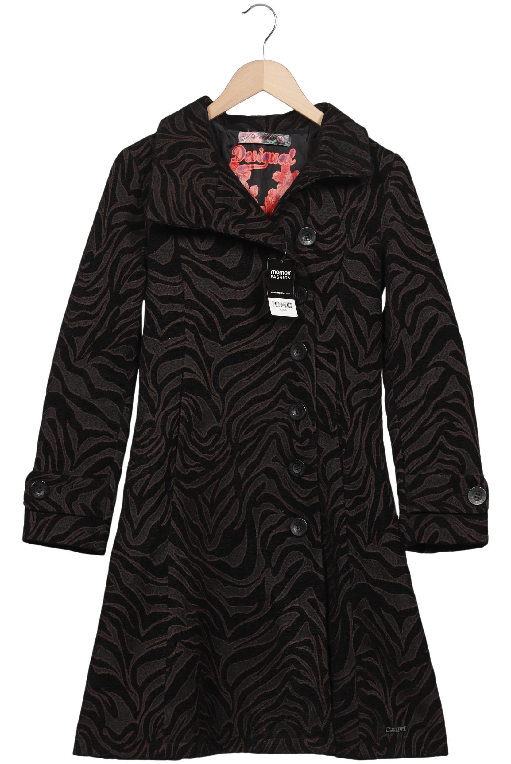 

Desigual Damen Mantel, schwarz, Gr. 36