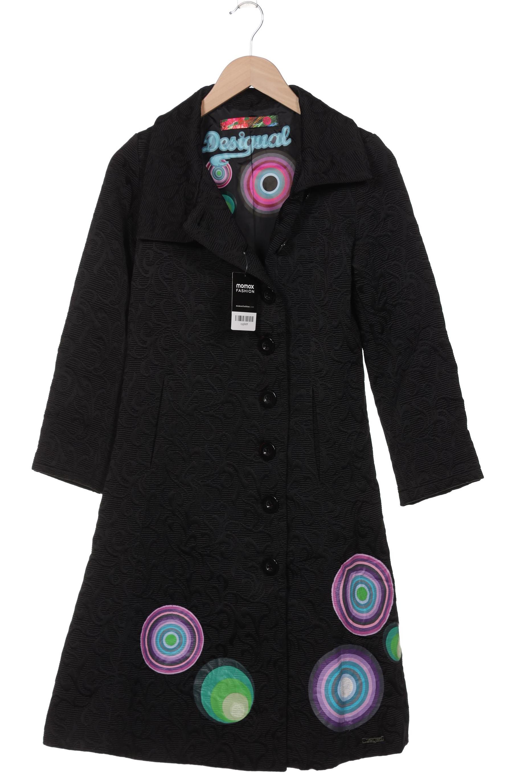 

Desigual Damen Mantel, schwarz, Gr. 38