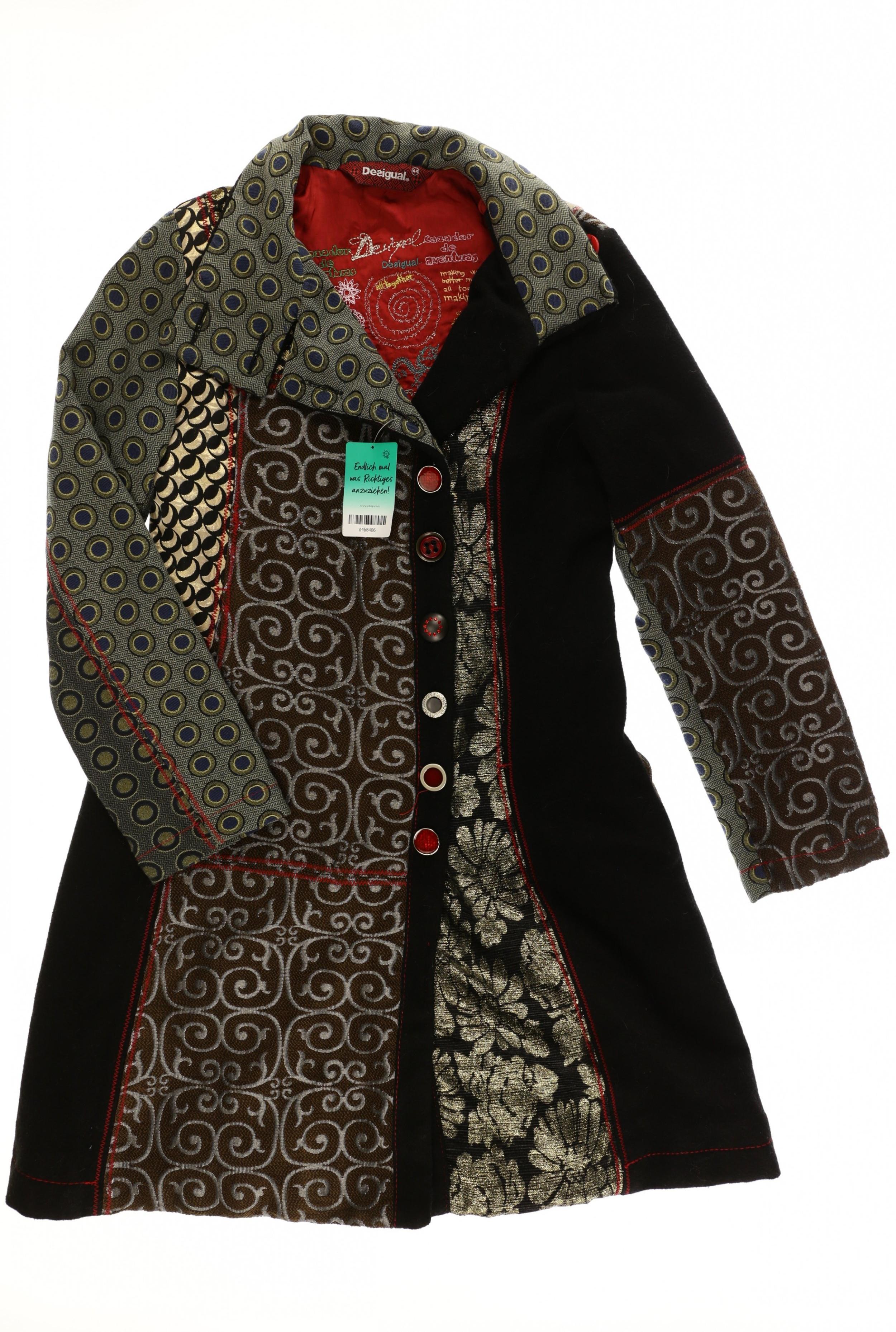 

Desigual Damen Mantel, mehrfarbig, Gr. 44