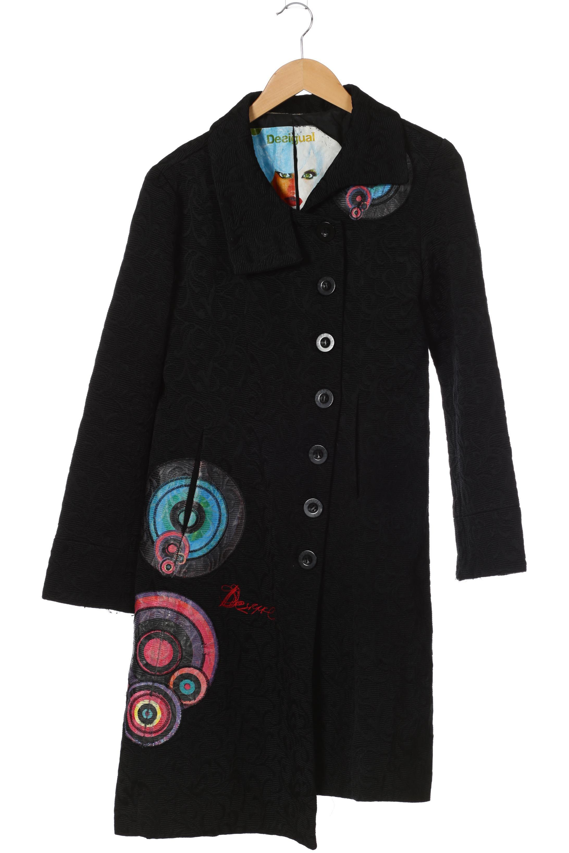 

Desigual Damen Mantel, schwarz, Gr. 42