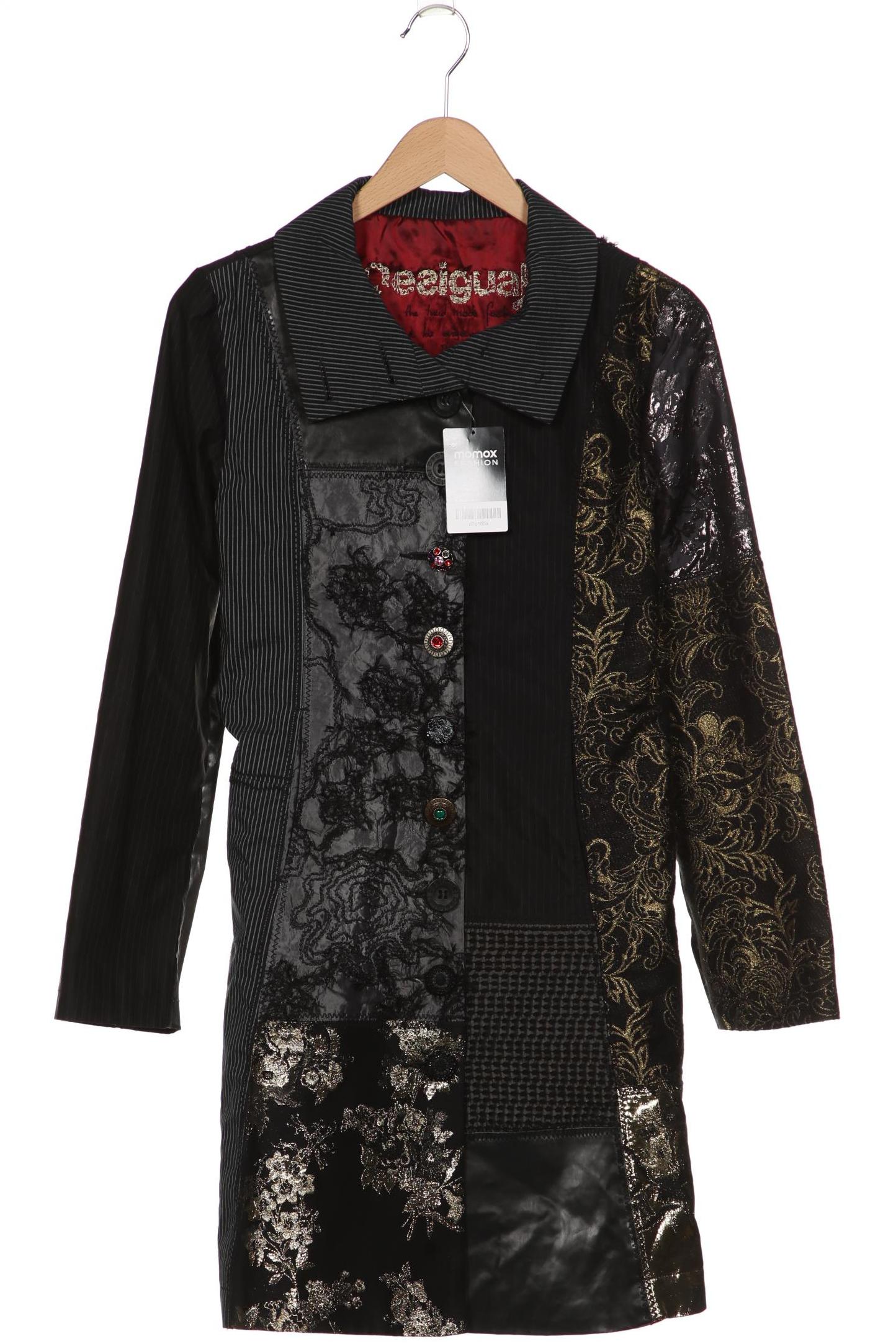 

Desigual Damen Mantel, schwarz