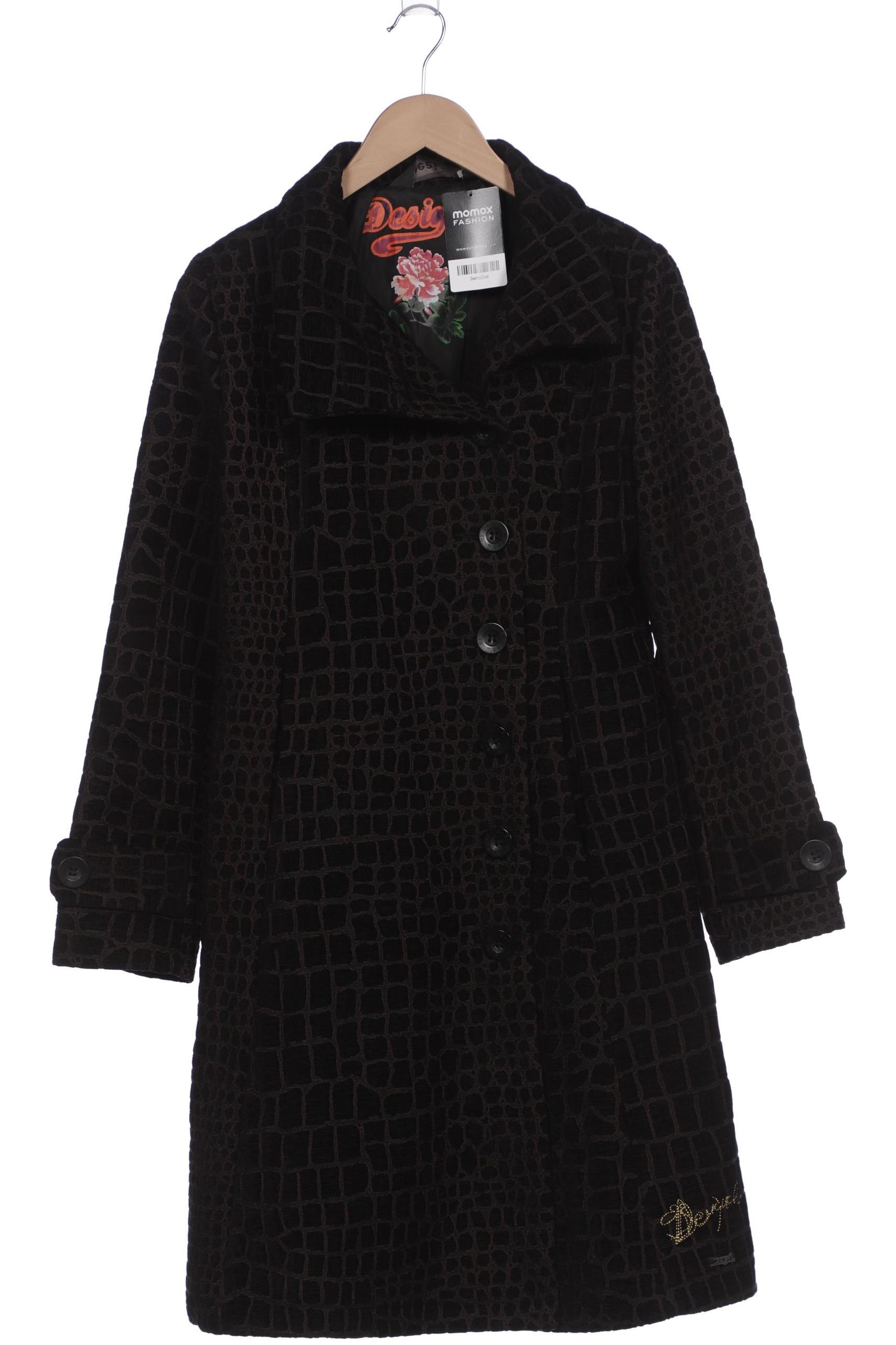 

Desigual Damen Mantel, schwarz, Gr. 42