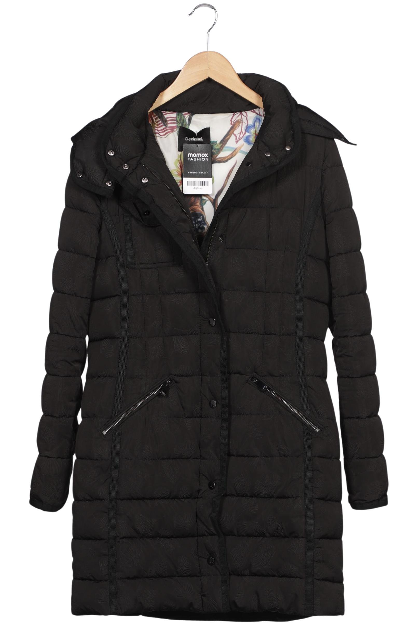 

Desigual Damen Mantel, schwarz, Gr. 38