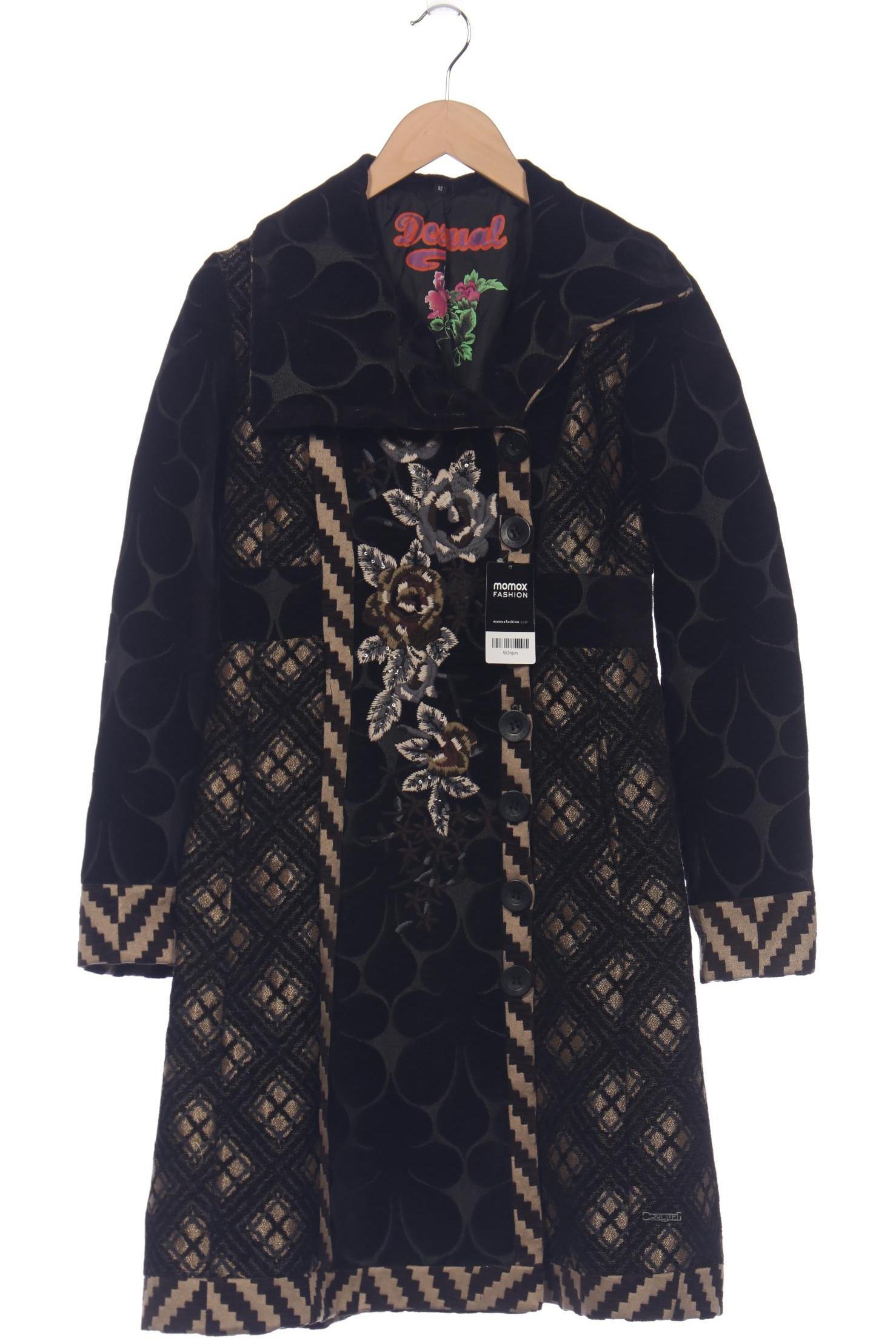 

Desigual Damen Mantel, schwarz, Gr. 36