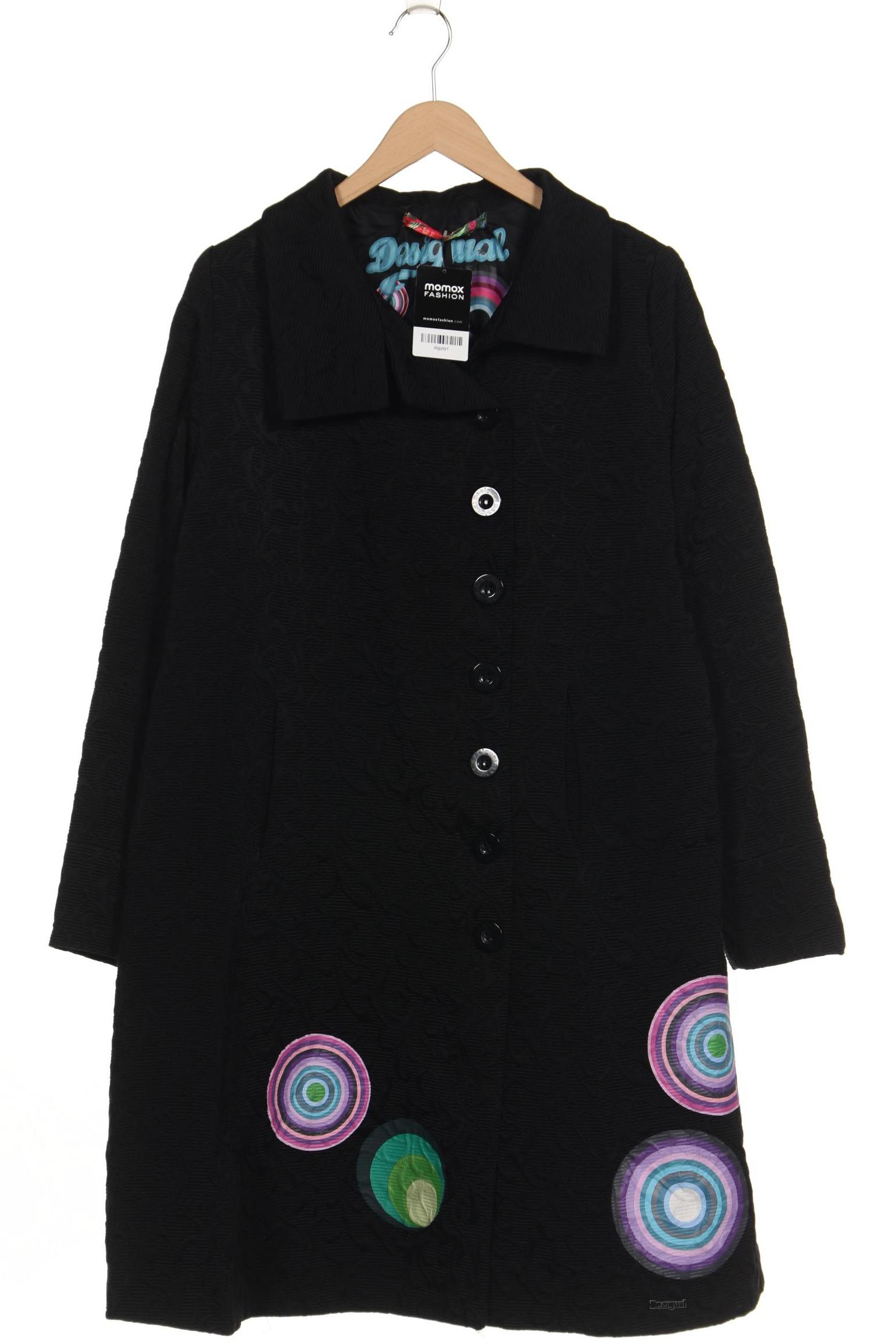 

Desigual Damen Mantel, schwarz, Gr. 48
