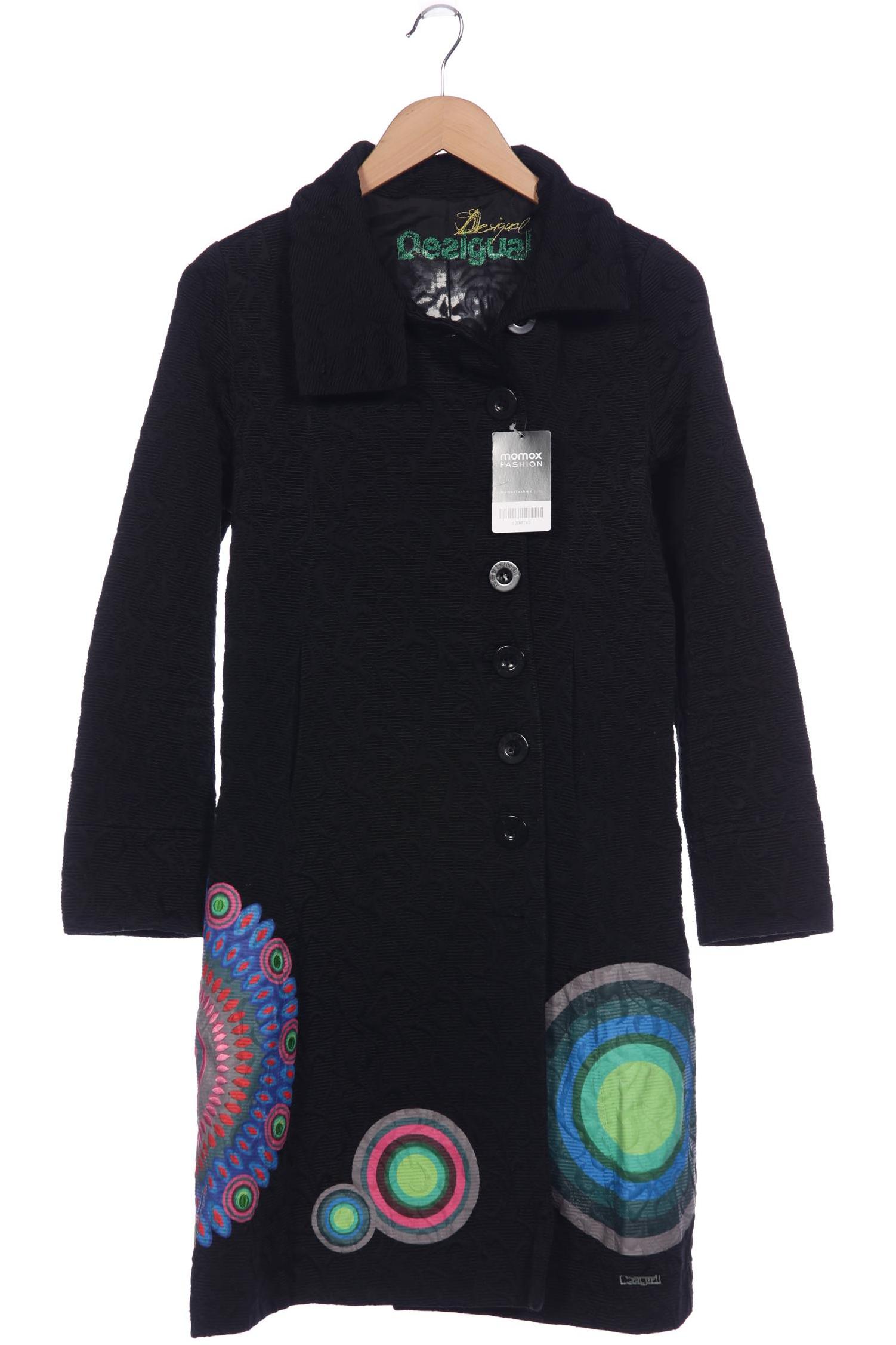 

Desigual Damen Mantel, schwarz, Gr. 36