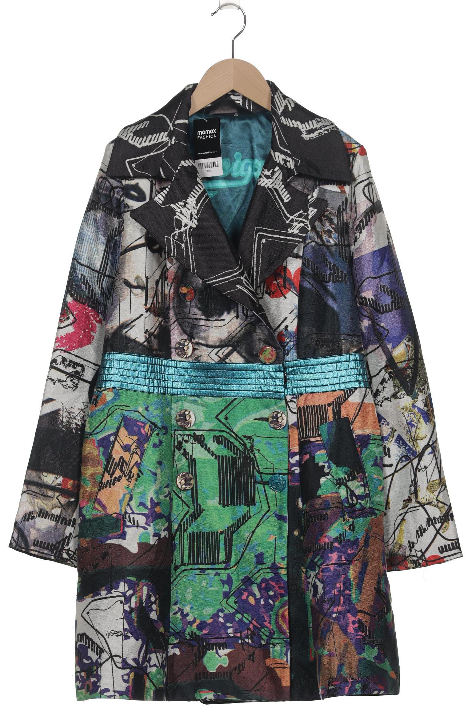 

Desigual Damen Mantel, mehrfarbig, Gr. 40