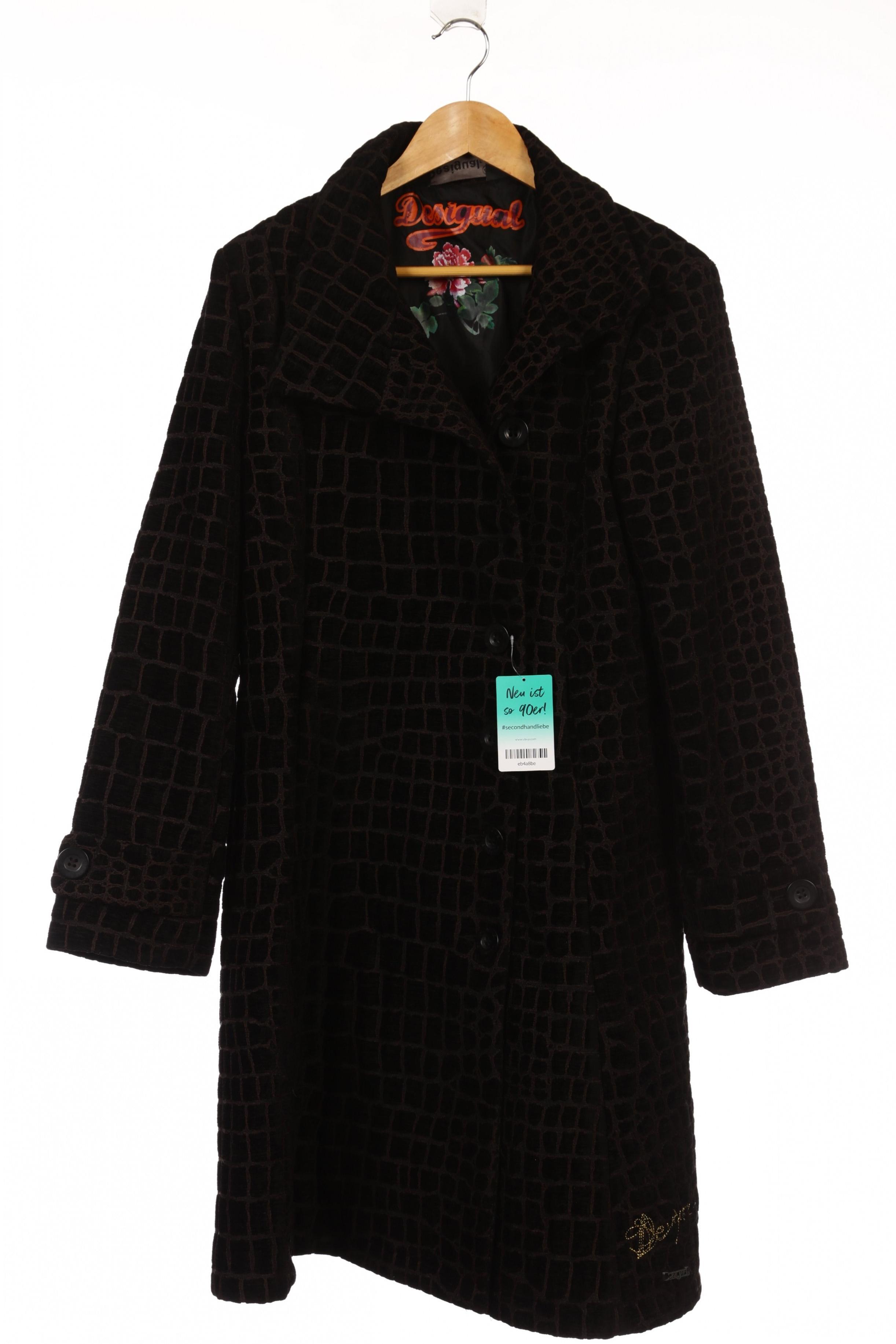 

Desigual Damen Mantel, schwarz, Gr. 44