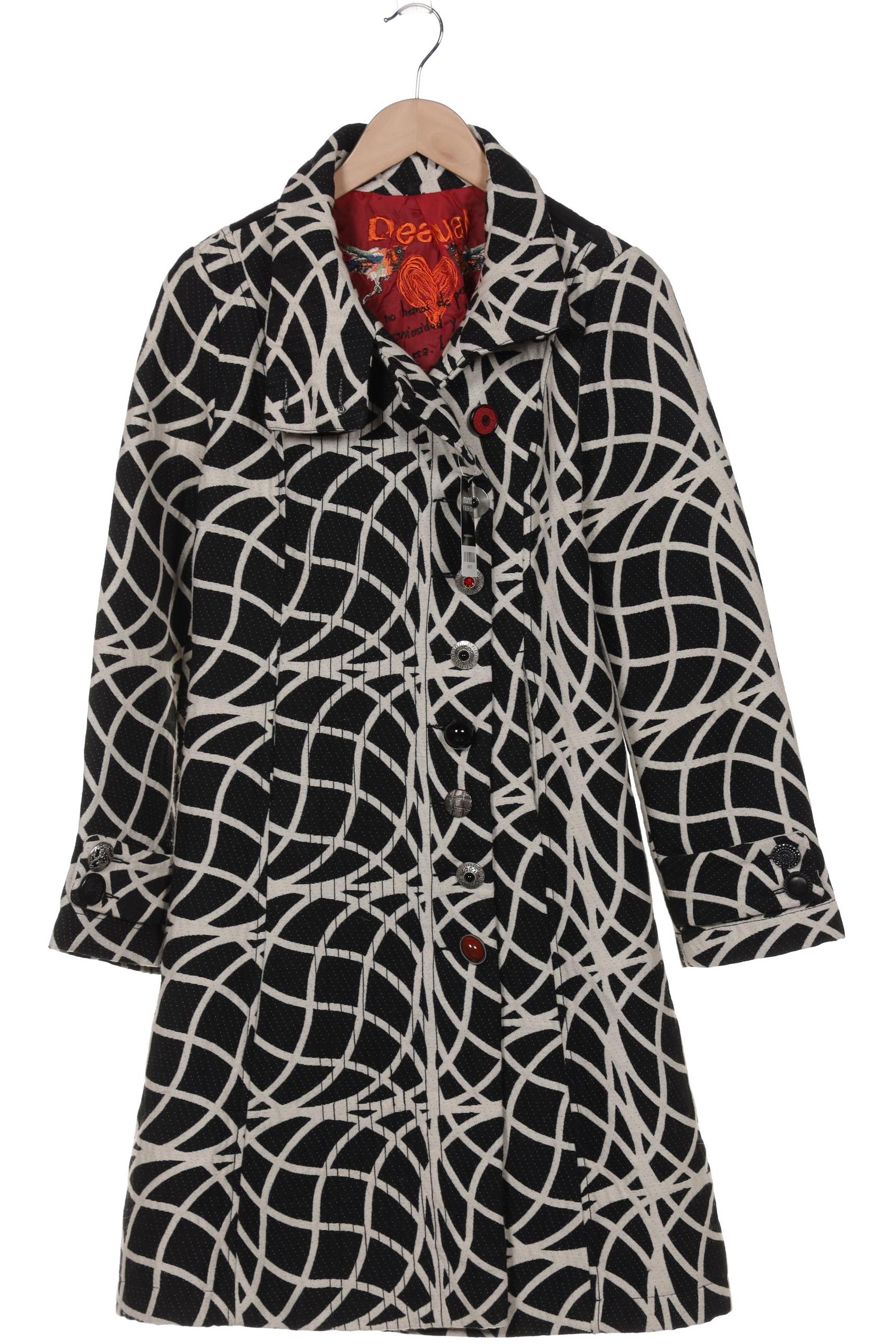 

Desigual Damen Mantel, schwarz, Gr. 42