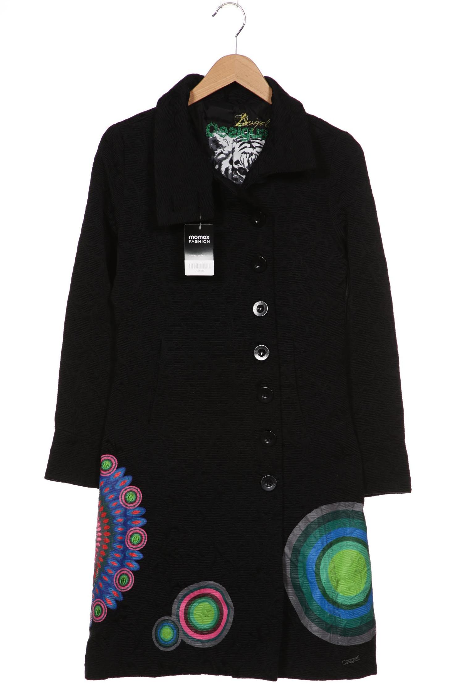 

Desigual Damen Mantel, schwarz, Gr. 40
