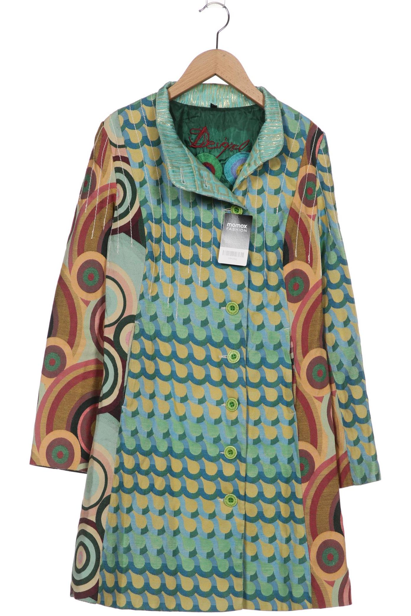 

Desigual Damen Mantel, türkis, Gr. 38