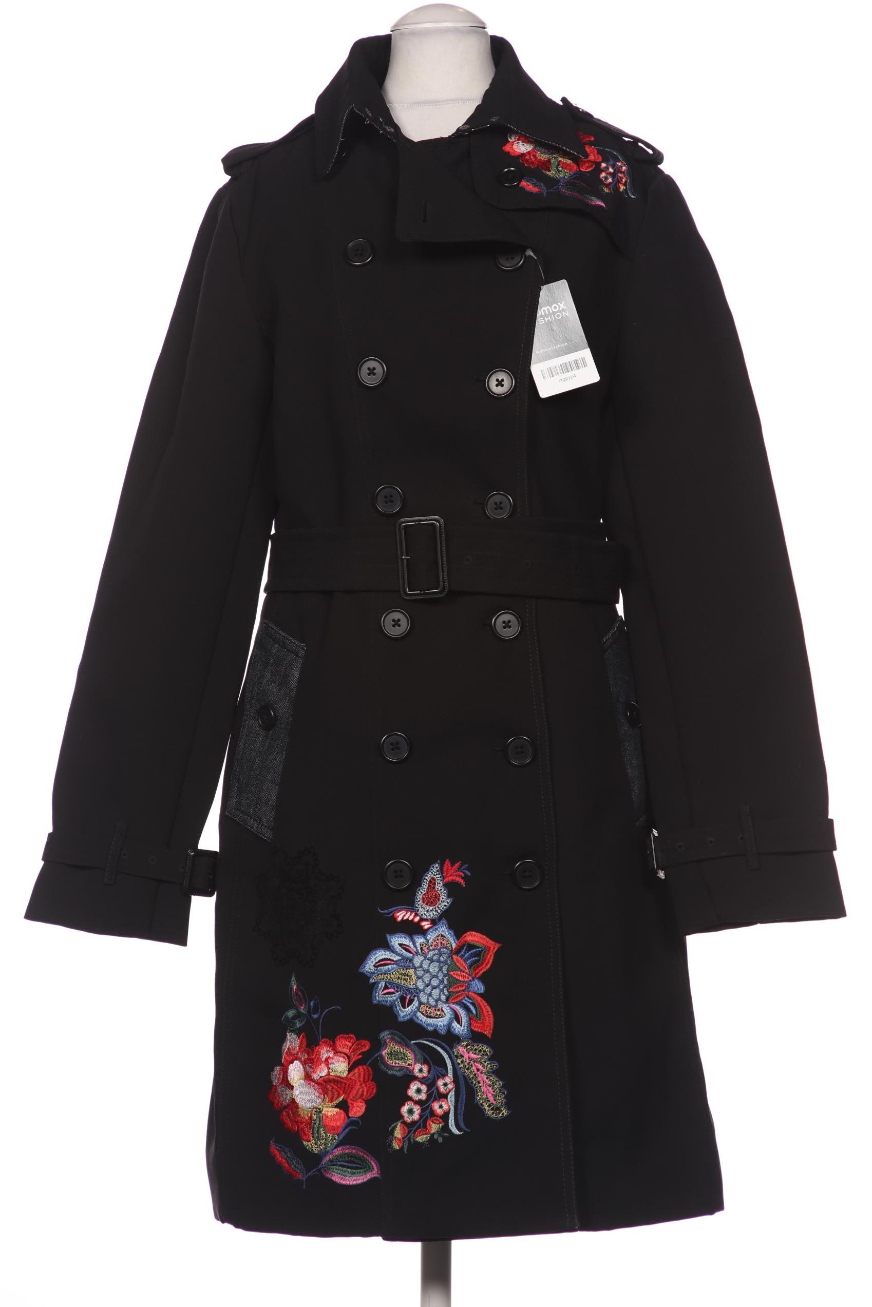 

Desigual Damen Mantel, schwarz, Gr. 40