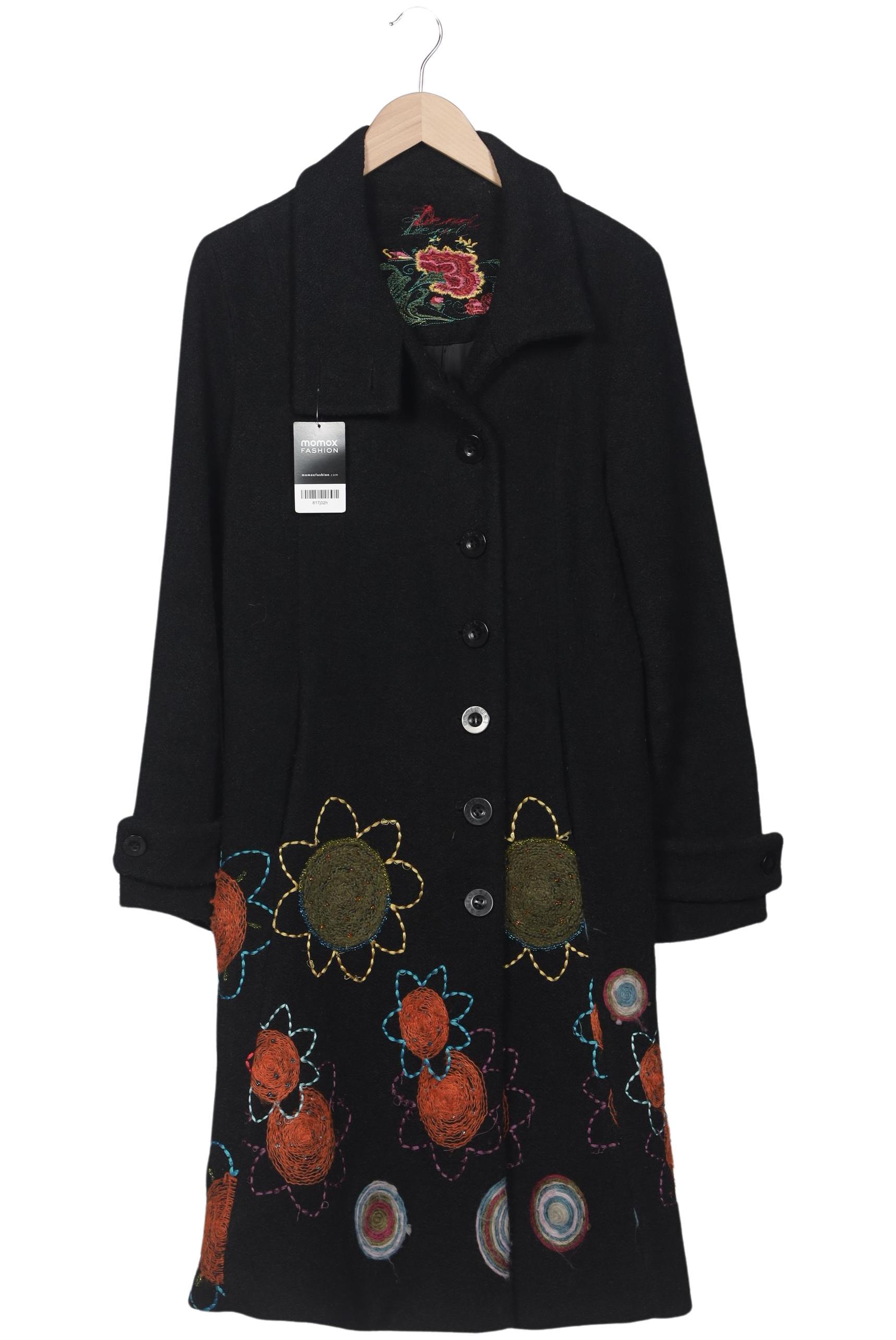 

Desigual Damen Mantel, schwarz, Gr. 44