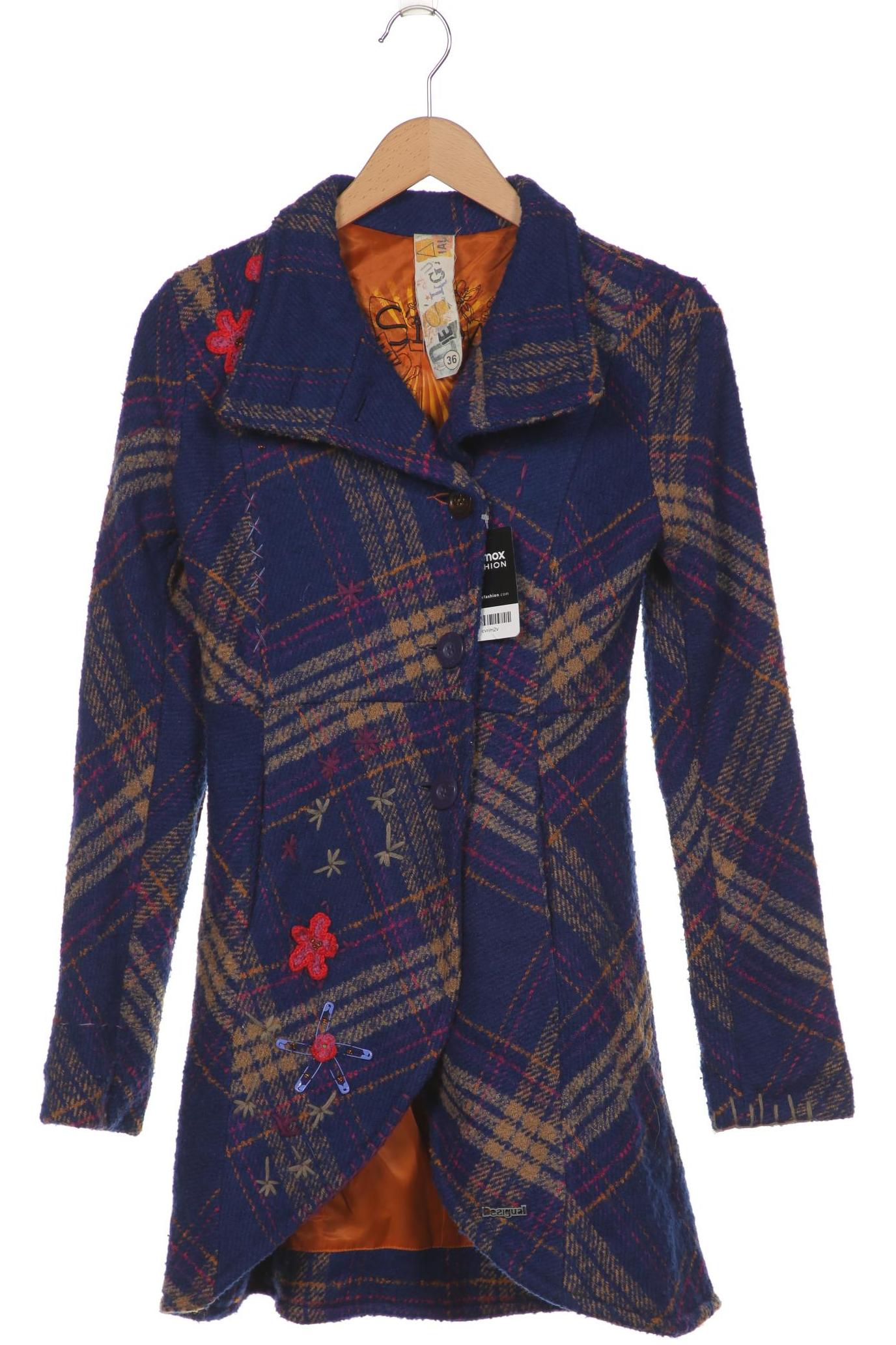 

Desigual Damen Mantel, marineblau