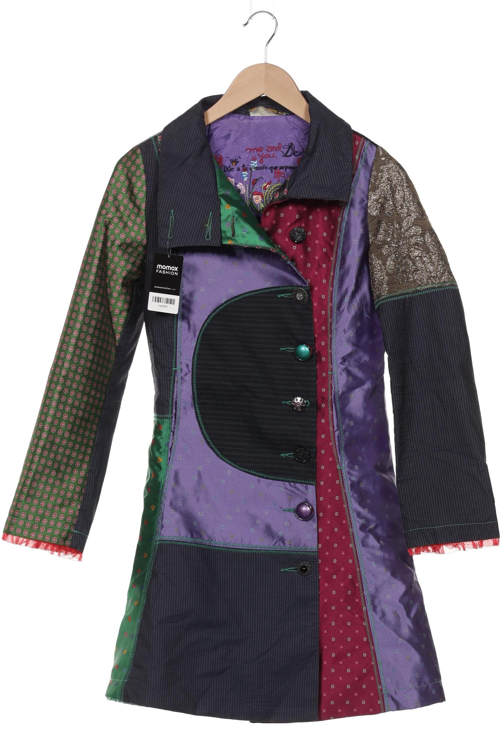 

Desigual Damen Mantel, mehrfarbig, Gr. 38