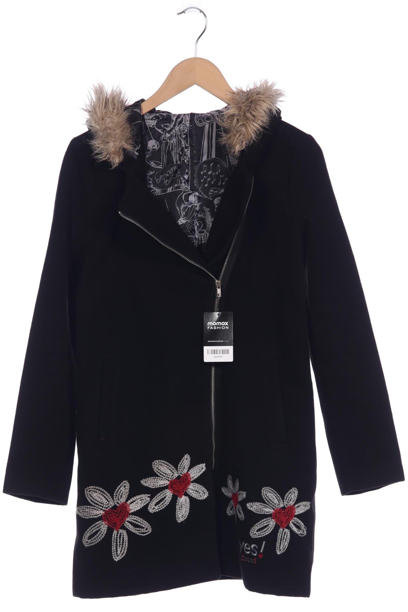 

Desigual Damen Mantel, schwarz, Gr. 40