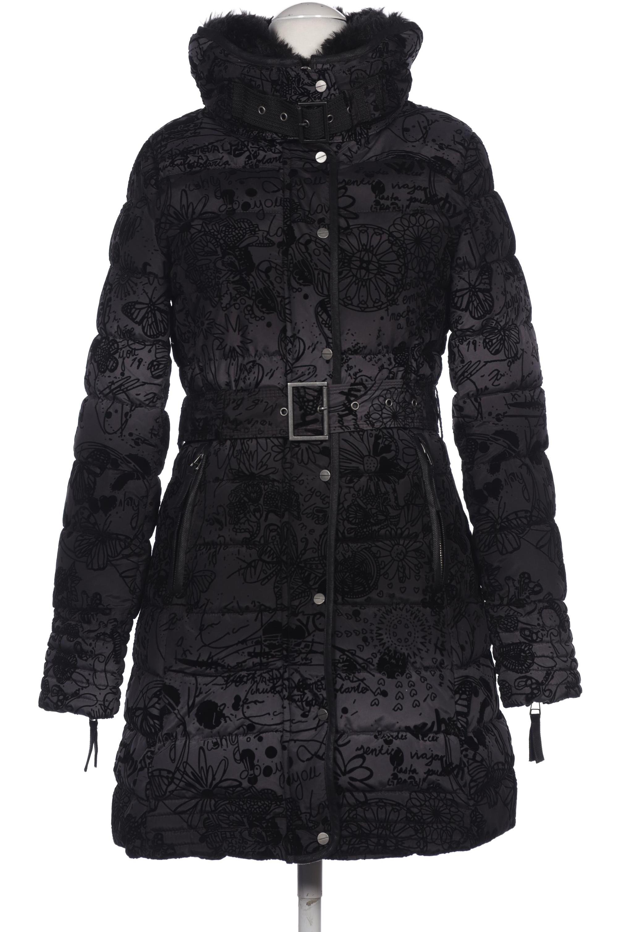 

Desigual Damen Mantel, schwarz, Gr. 36