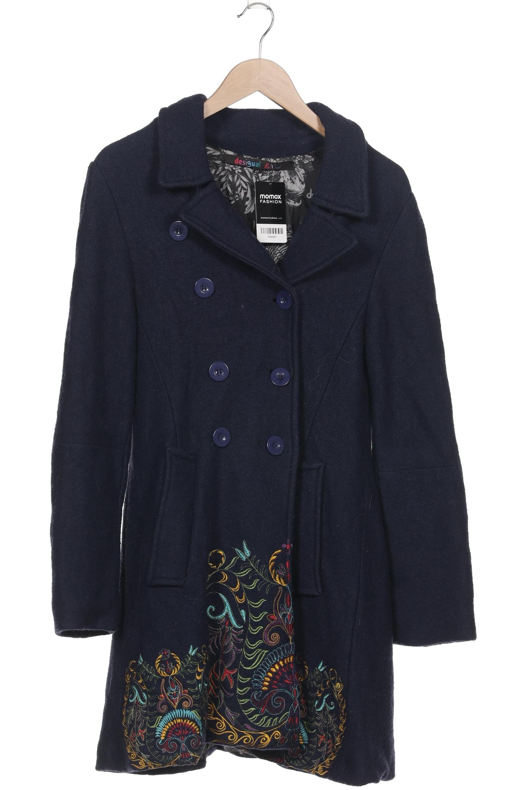 

Desigual Damen Mantel, marineblau, Gr. 44