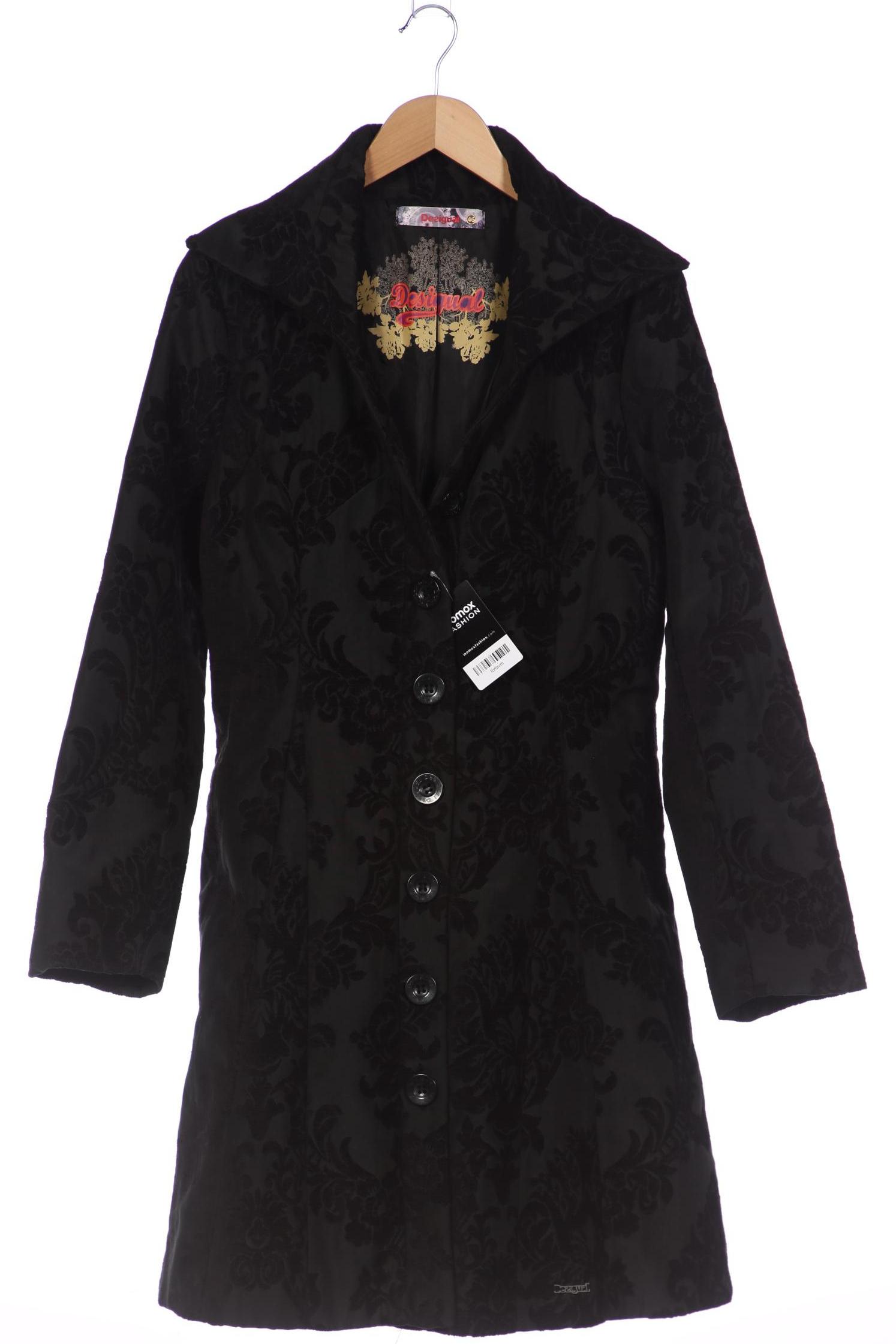 

Desigual Damen Mantel, schwarz, Gr. 46