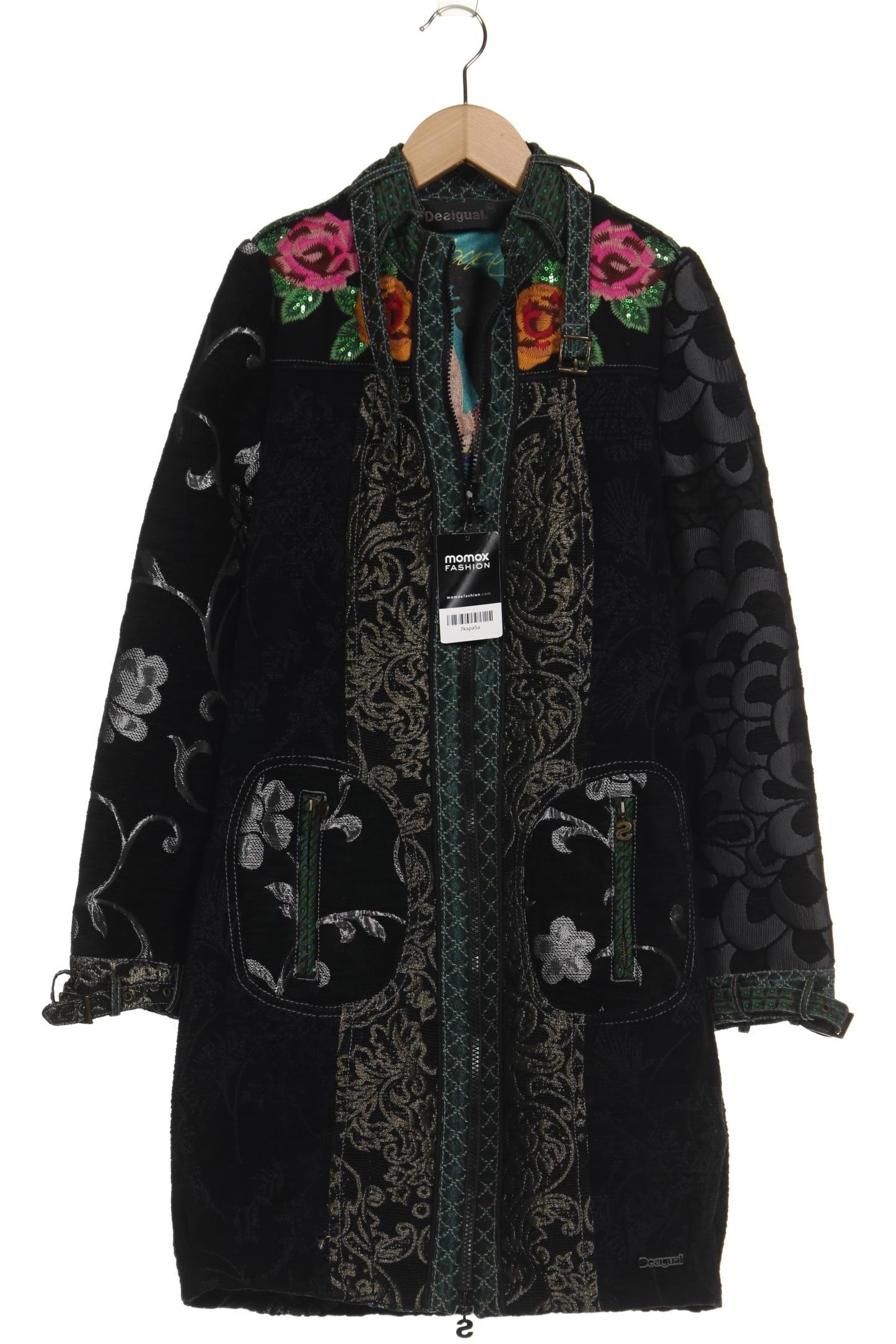 

Desigual Damen Mantel, schwarz, Gr. 36