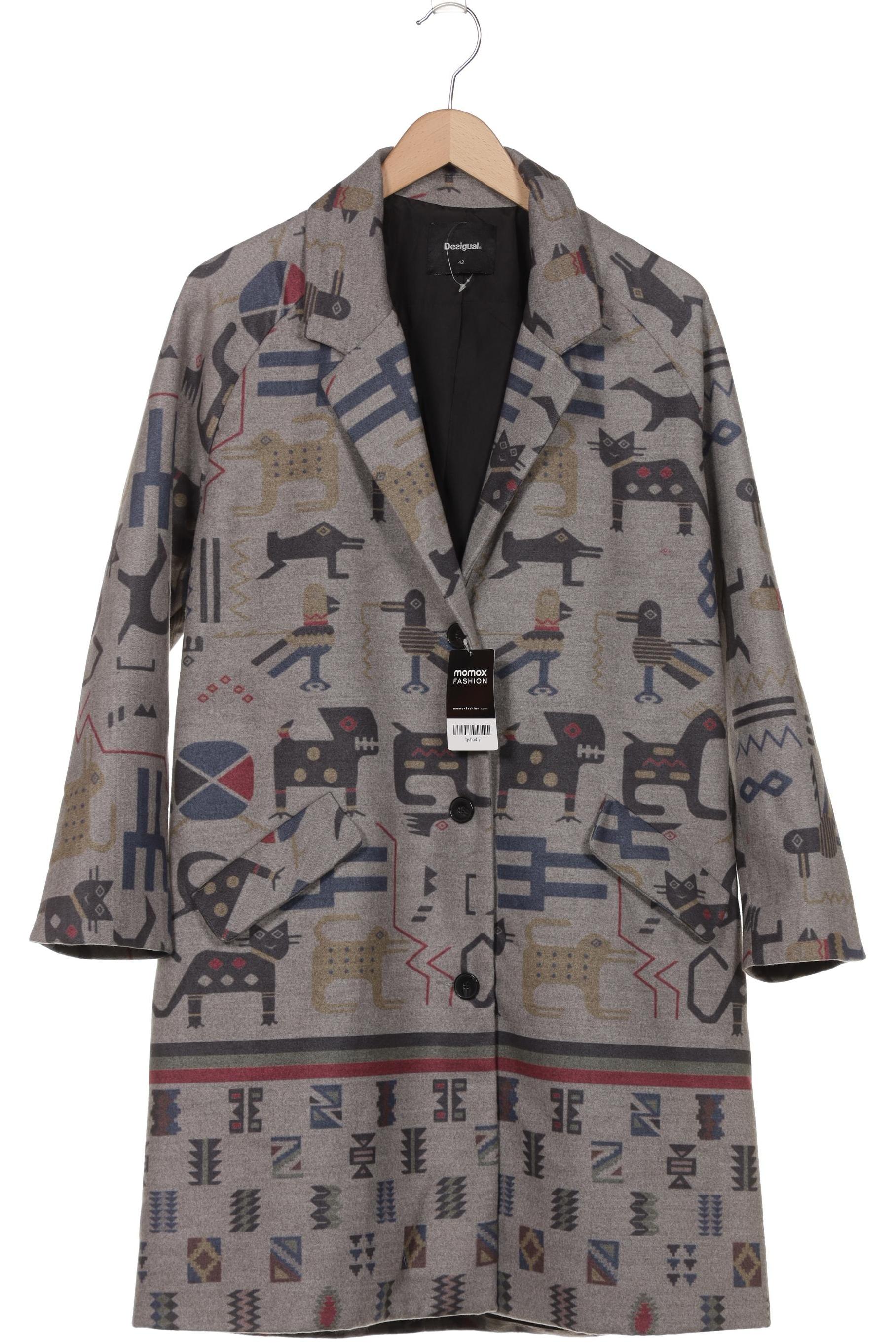 

Desigual Damen Mantel, grau, Gr. 42