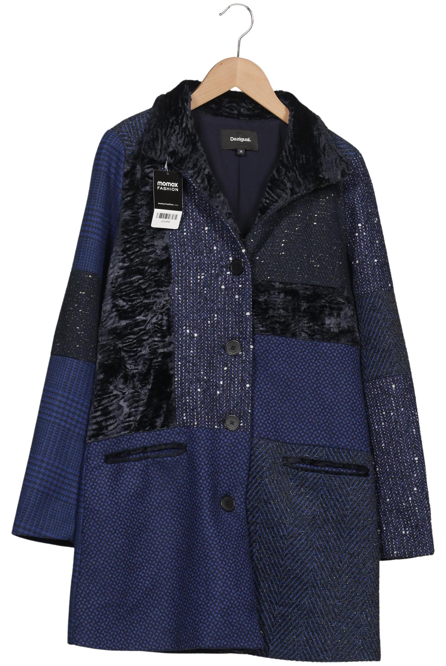 

Desigual Damen Mantel, marineblau, Gr. 36