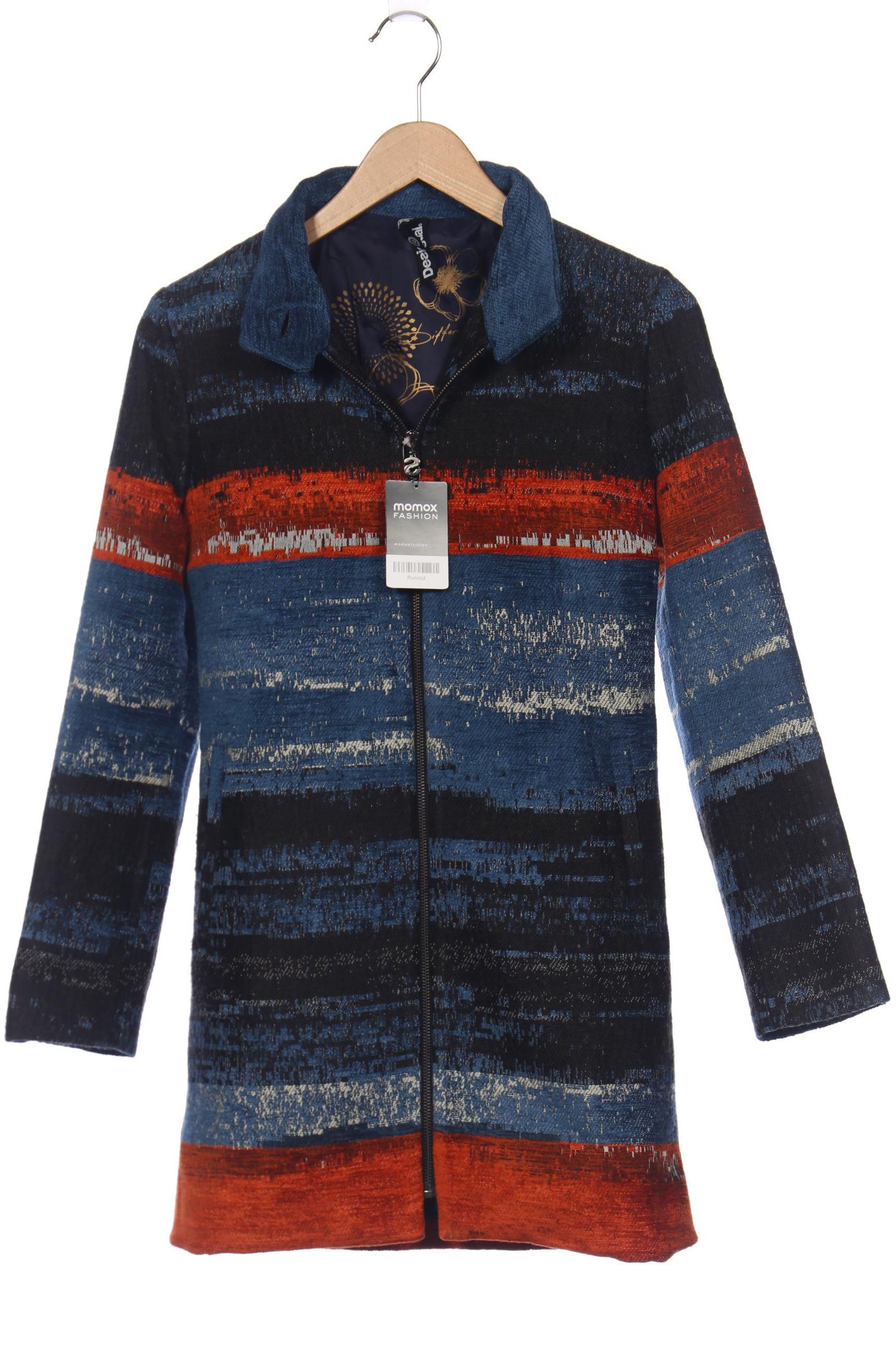 

Desigual Damen Mantel, blau, Gr. 36
