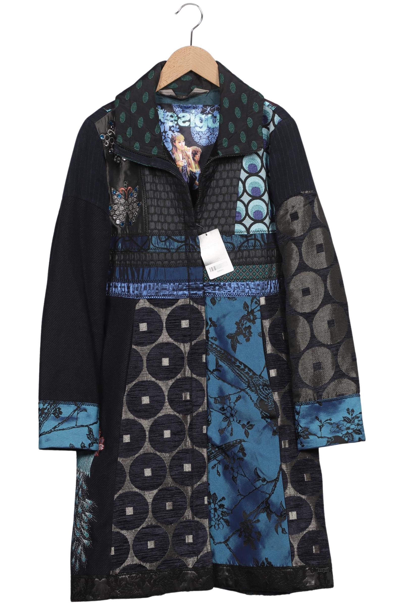 

Desigual Damen Mantel, mehrfarbig, Gr. 40