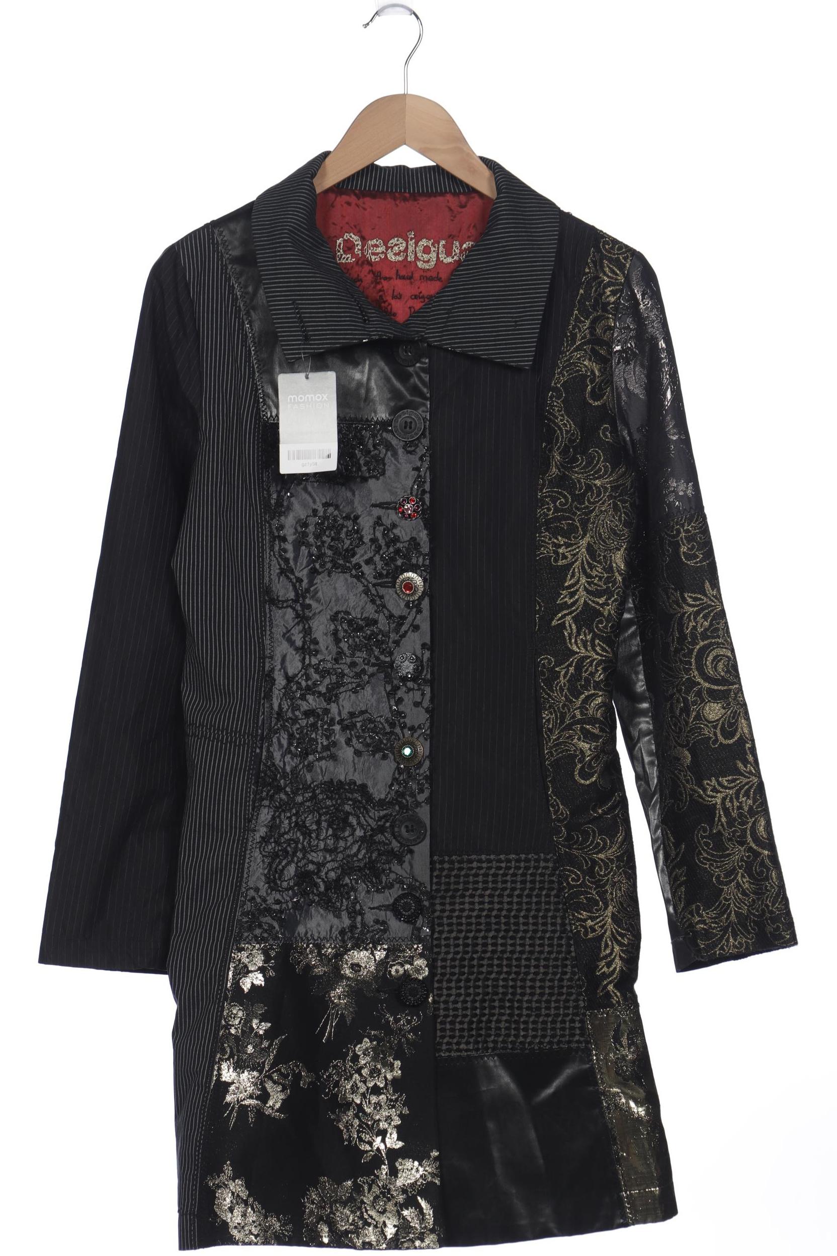 

Desigual Damen Mantel, schwarz, Gr. 40
