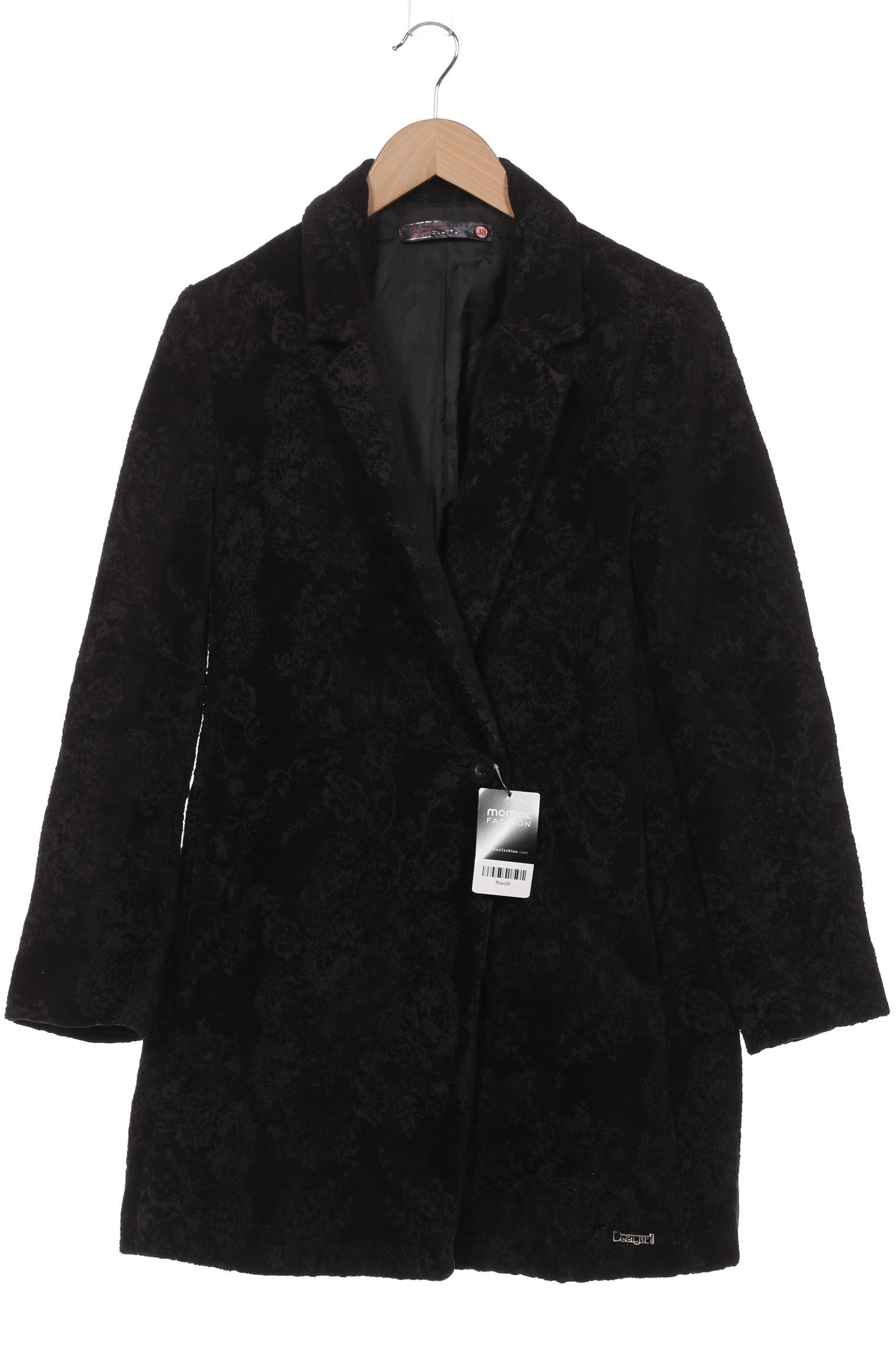 

Desigual Damen Mantel, schwarz, Gr. 38