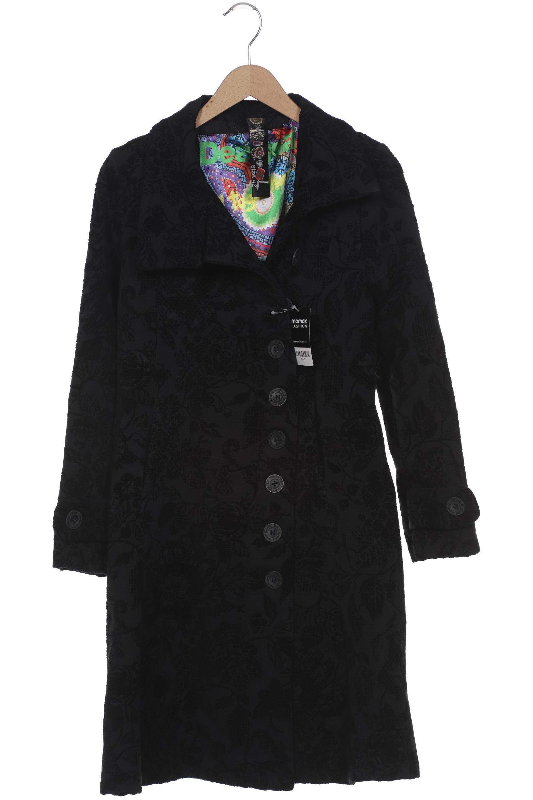 

Desigual Damen Mantel, schwarz, Gr. 42