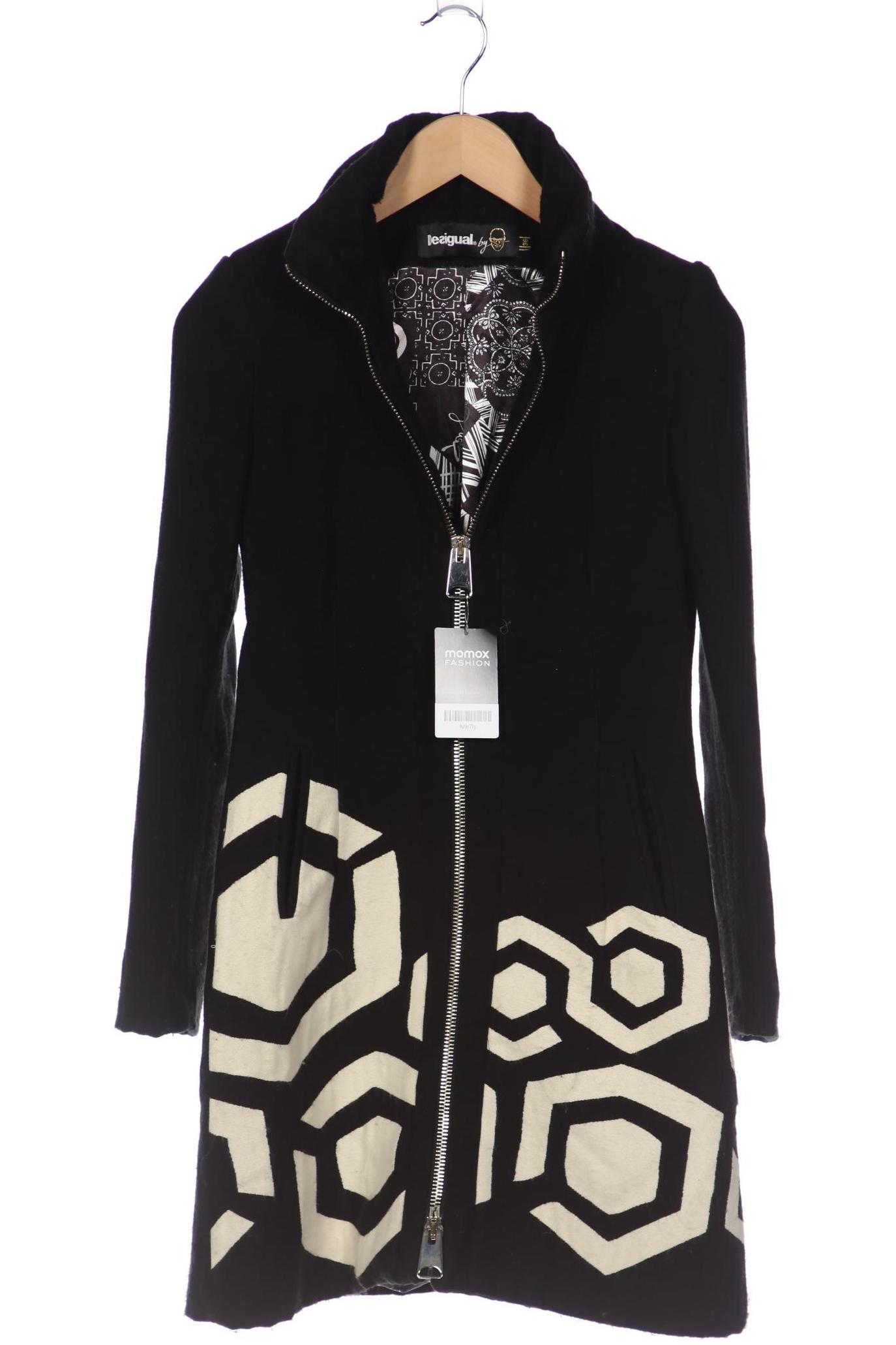 

Desigual Damen Mantel, schwarz
