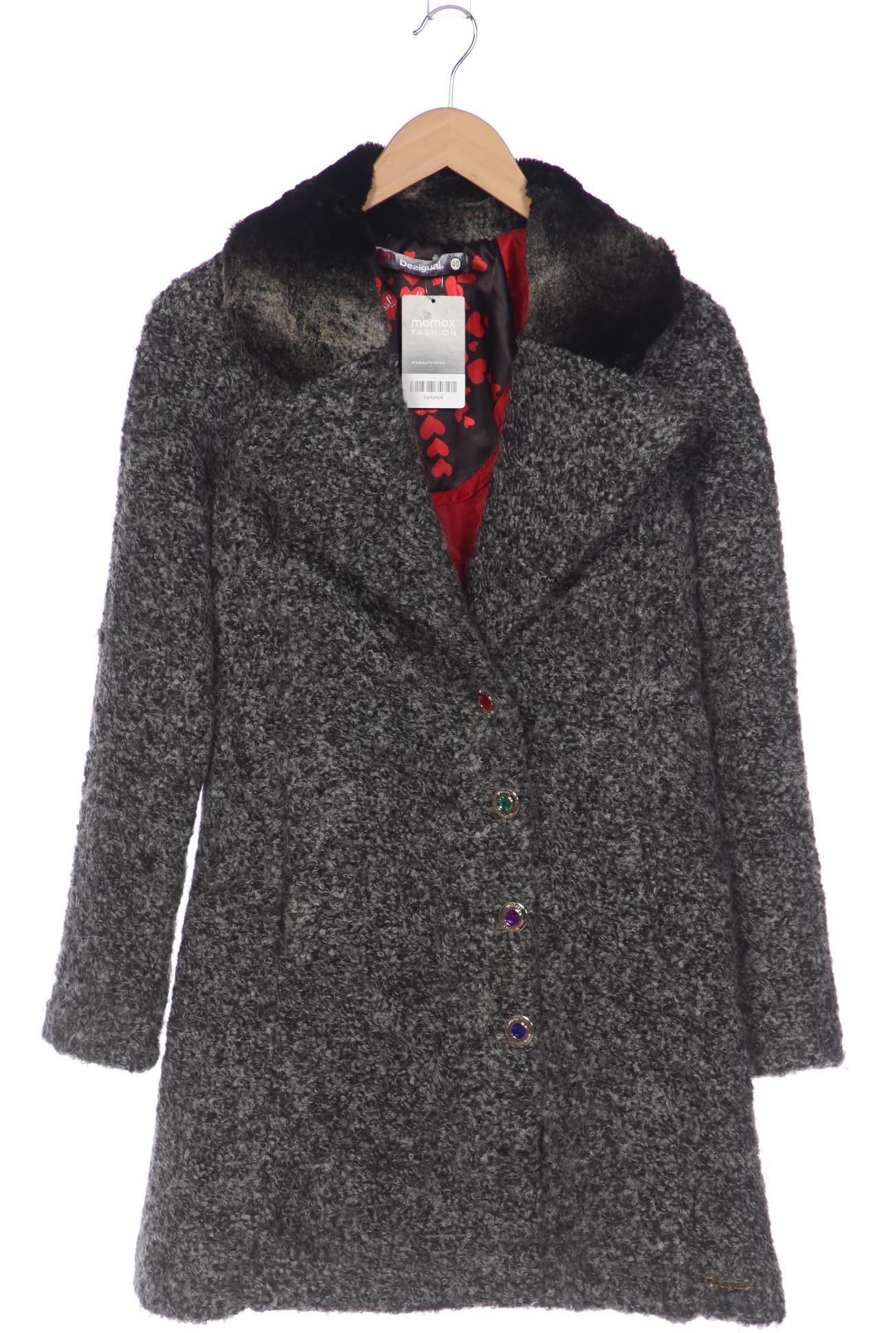 

Desigual Damen Mantel, grau, Gr. 40