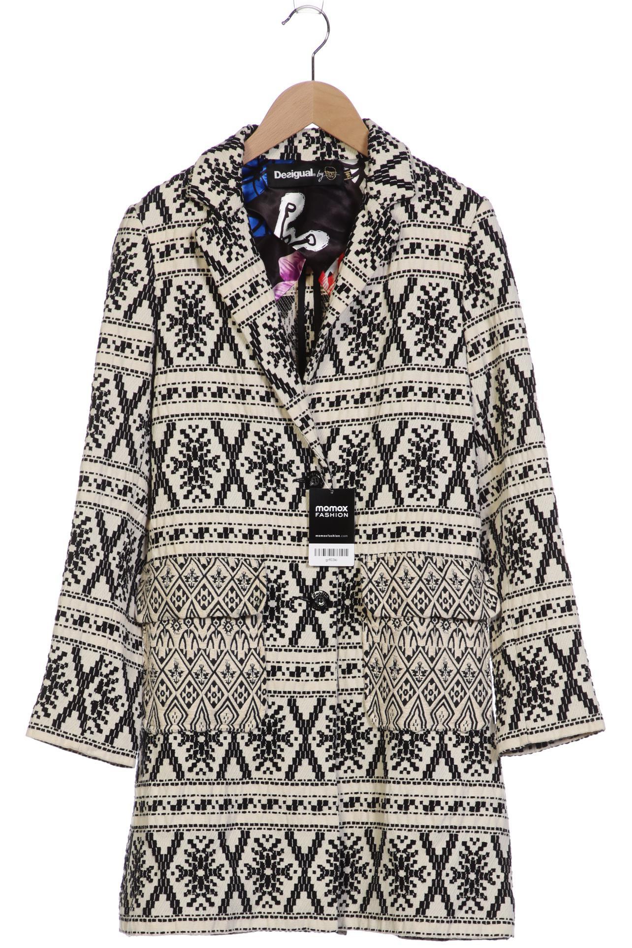 

Desigual Damen Mantel, cremeweiß