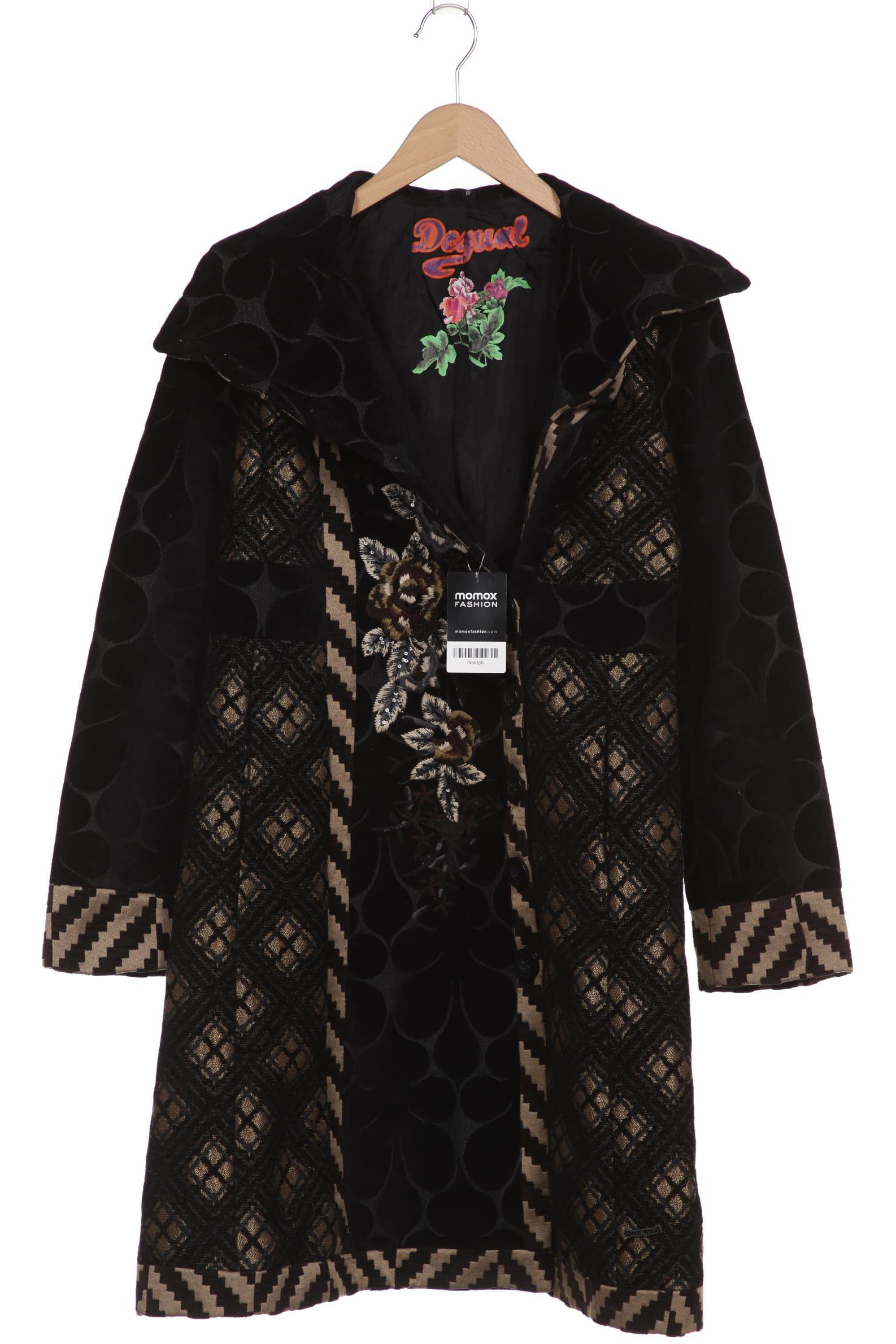 

Desigual Damen Mantel, schwarz, Gr. 40
