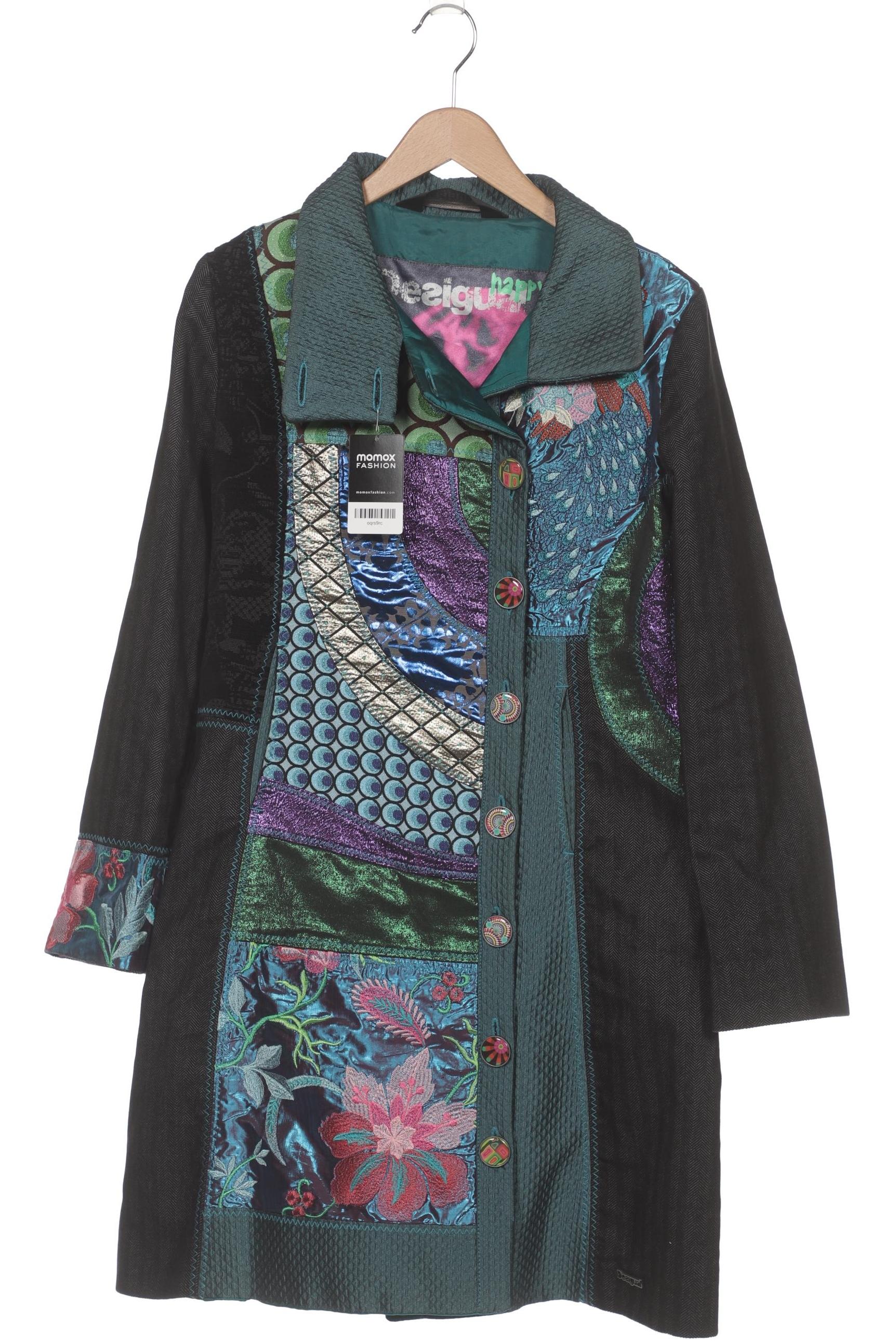 

Desigual Damen Mantel, türkis, Gr. 44