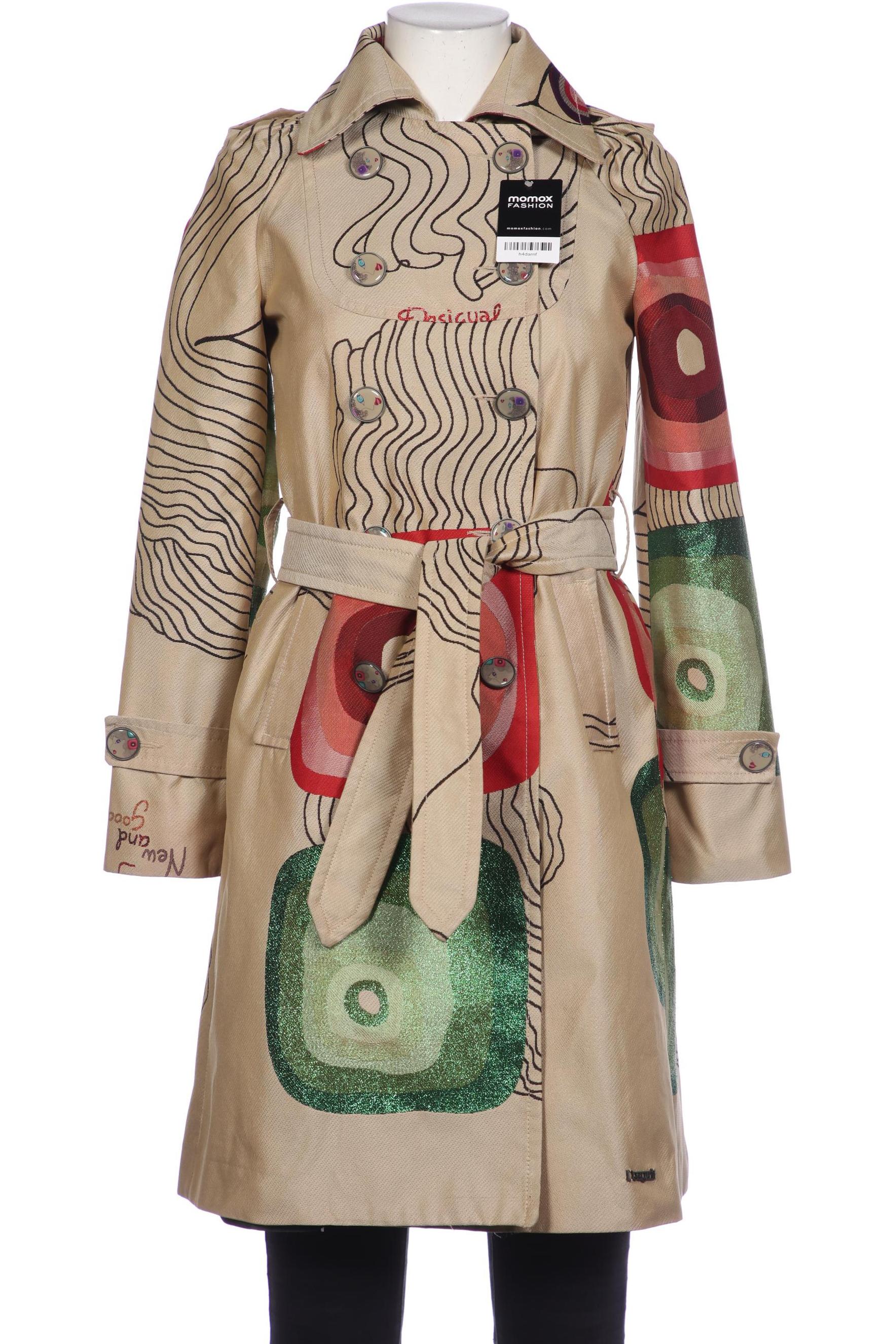 

Desigual Damen Mantel, beige, Gr. 38