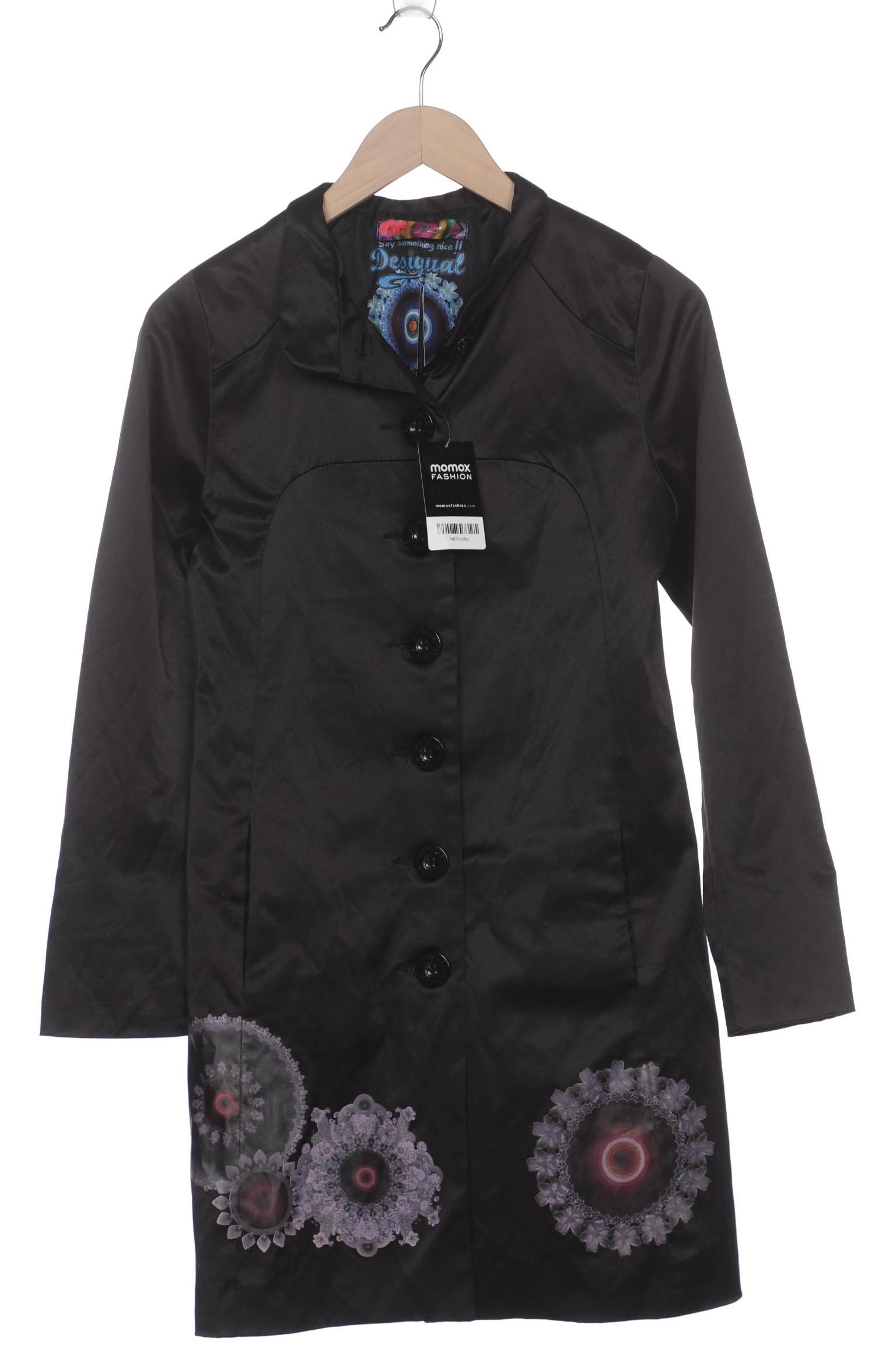 

Desigual Damen Mantel, schwarz, Gr. 36