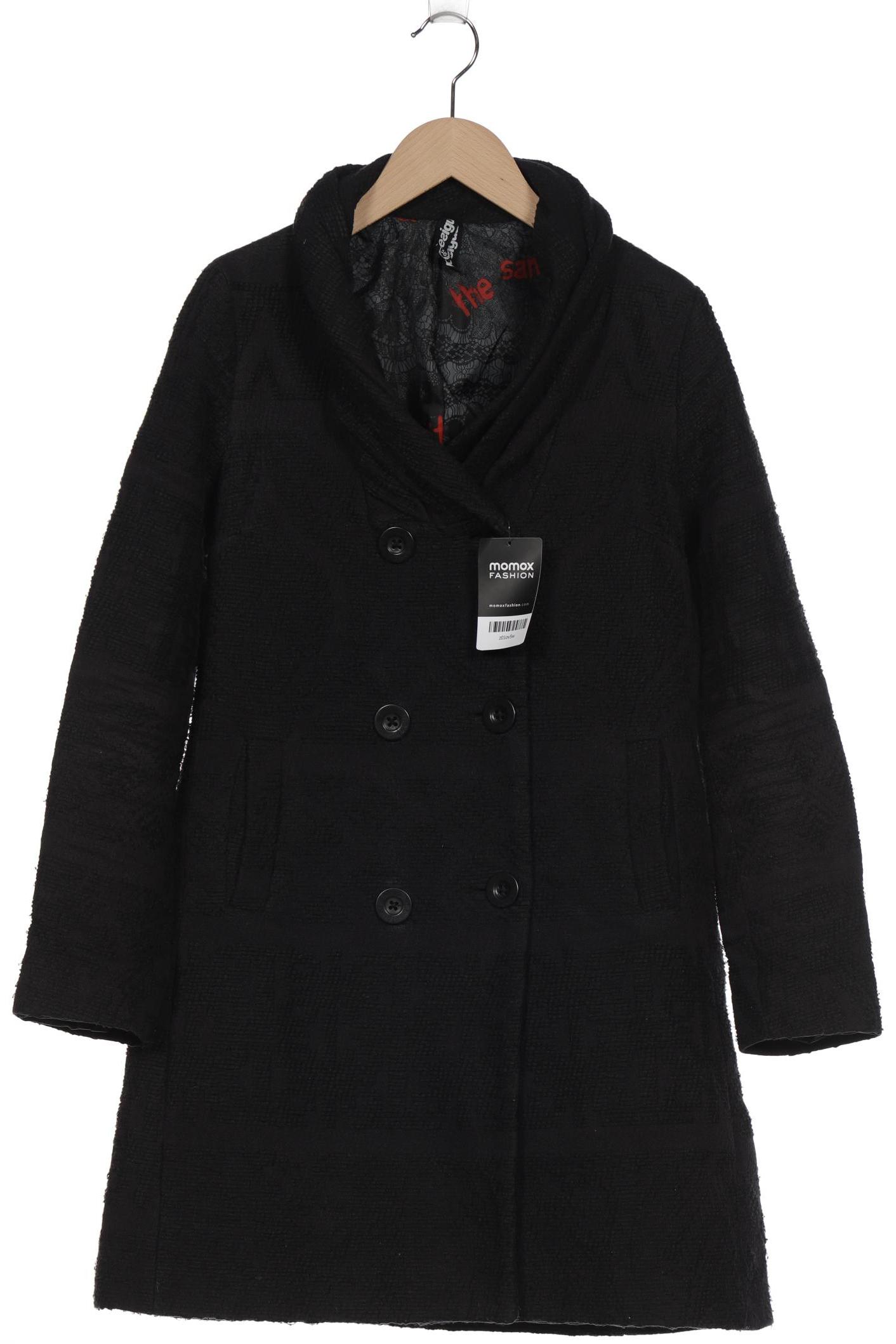 

Desigual Damen Mantel, schwarz