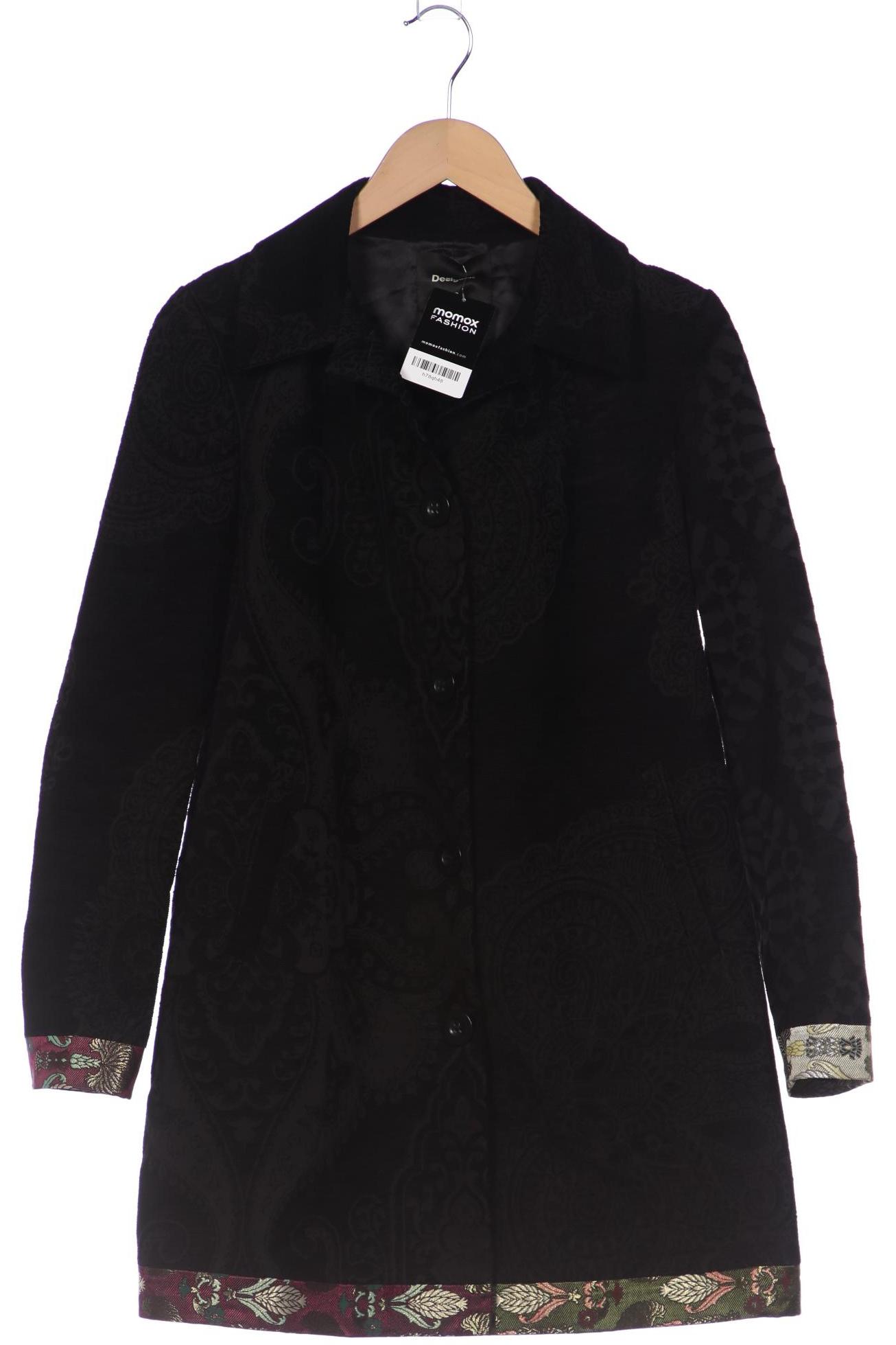 

Desigual Damen Mantel, schwarz, Gr. 38