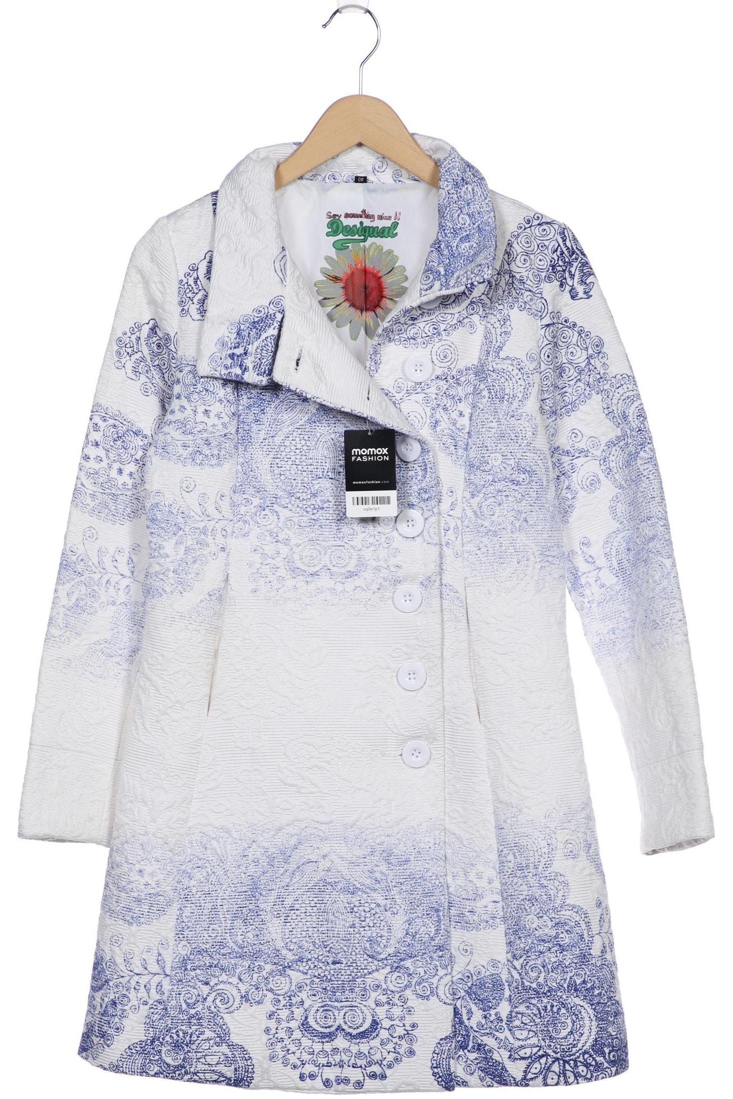 

Desigual Damen Mantel, weiß