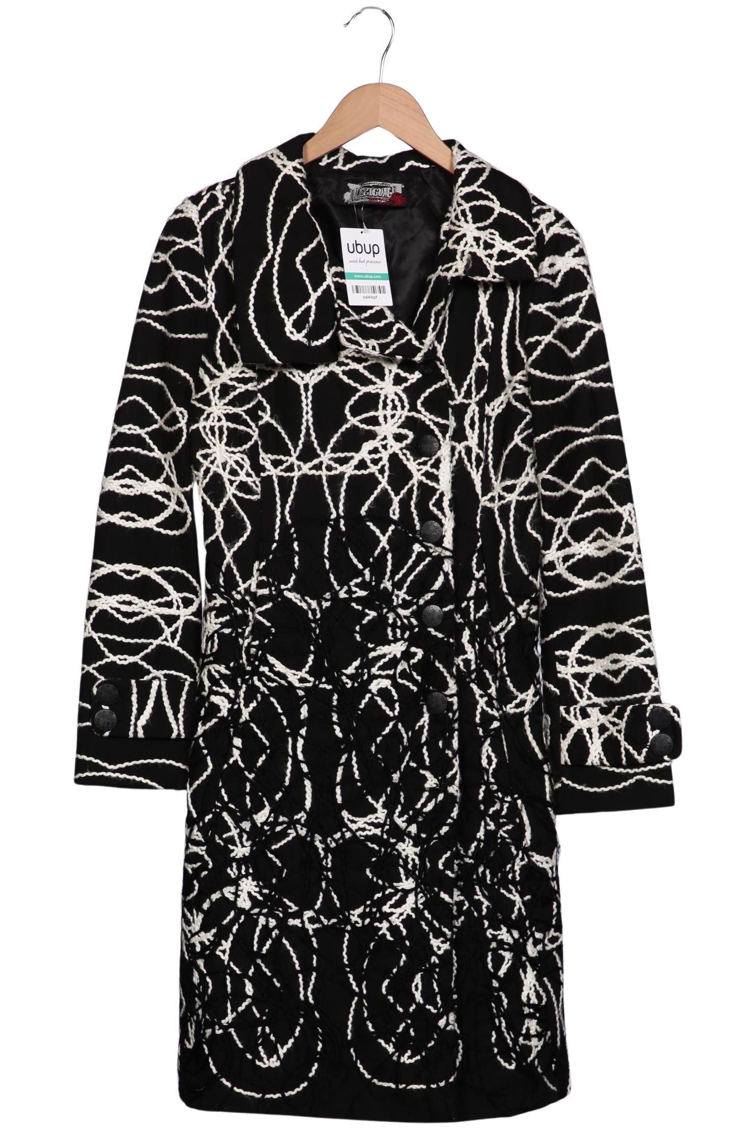 

Desigual Damen Mantel, schwarz, Gr. 38