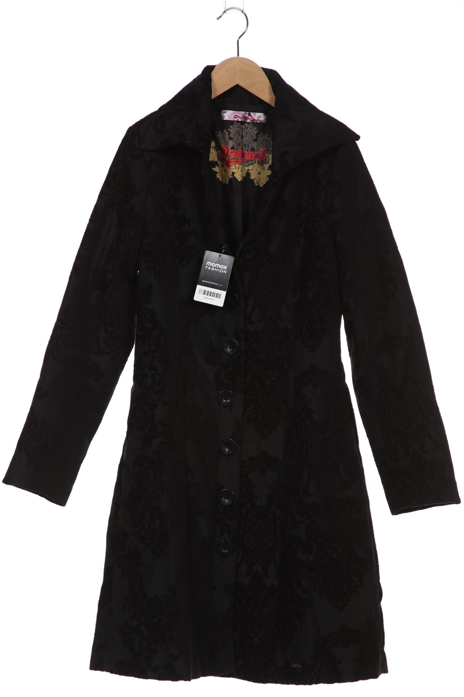 

Desigual Damen Mantel, schwarz, Gr. 40