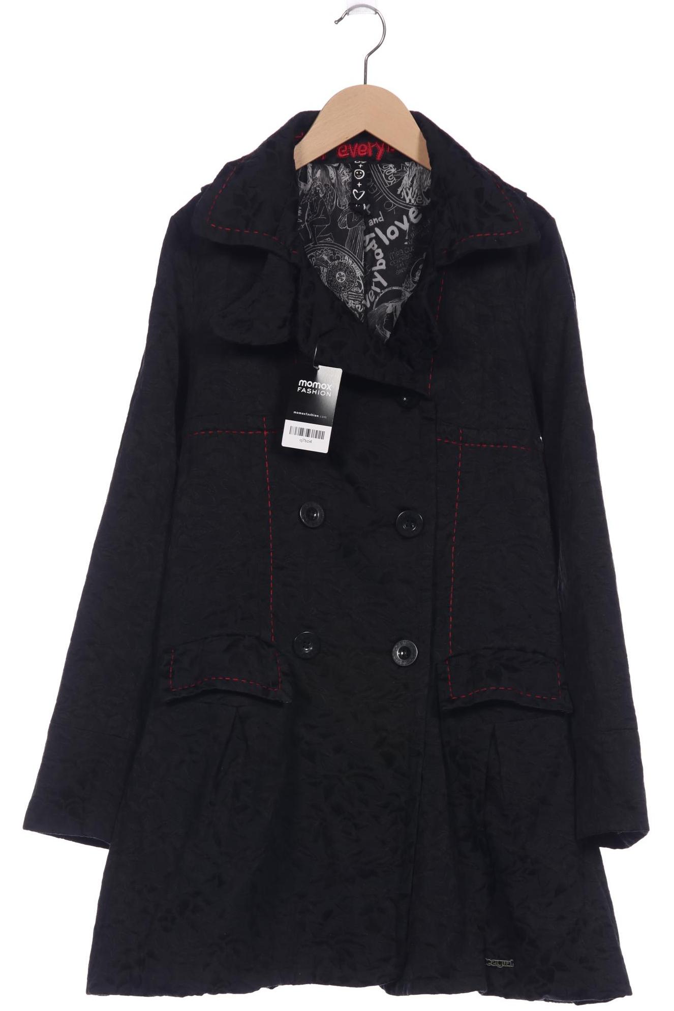 

Desigual Damen Mantel, schwarz, Gr. 40