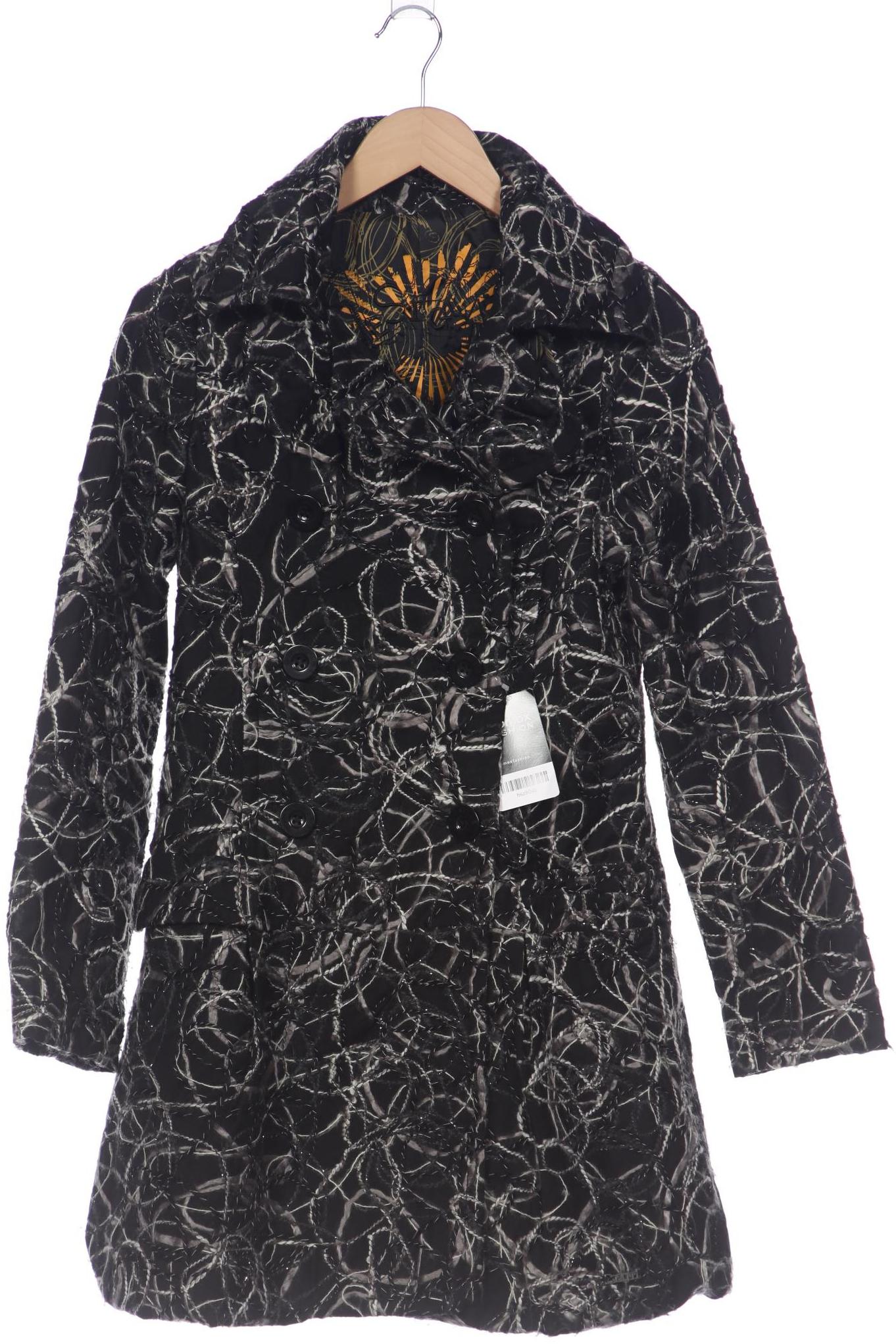 

Desigual Damen Mantel, schwarz, Gr. 38